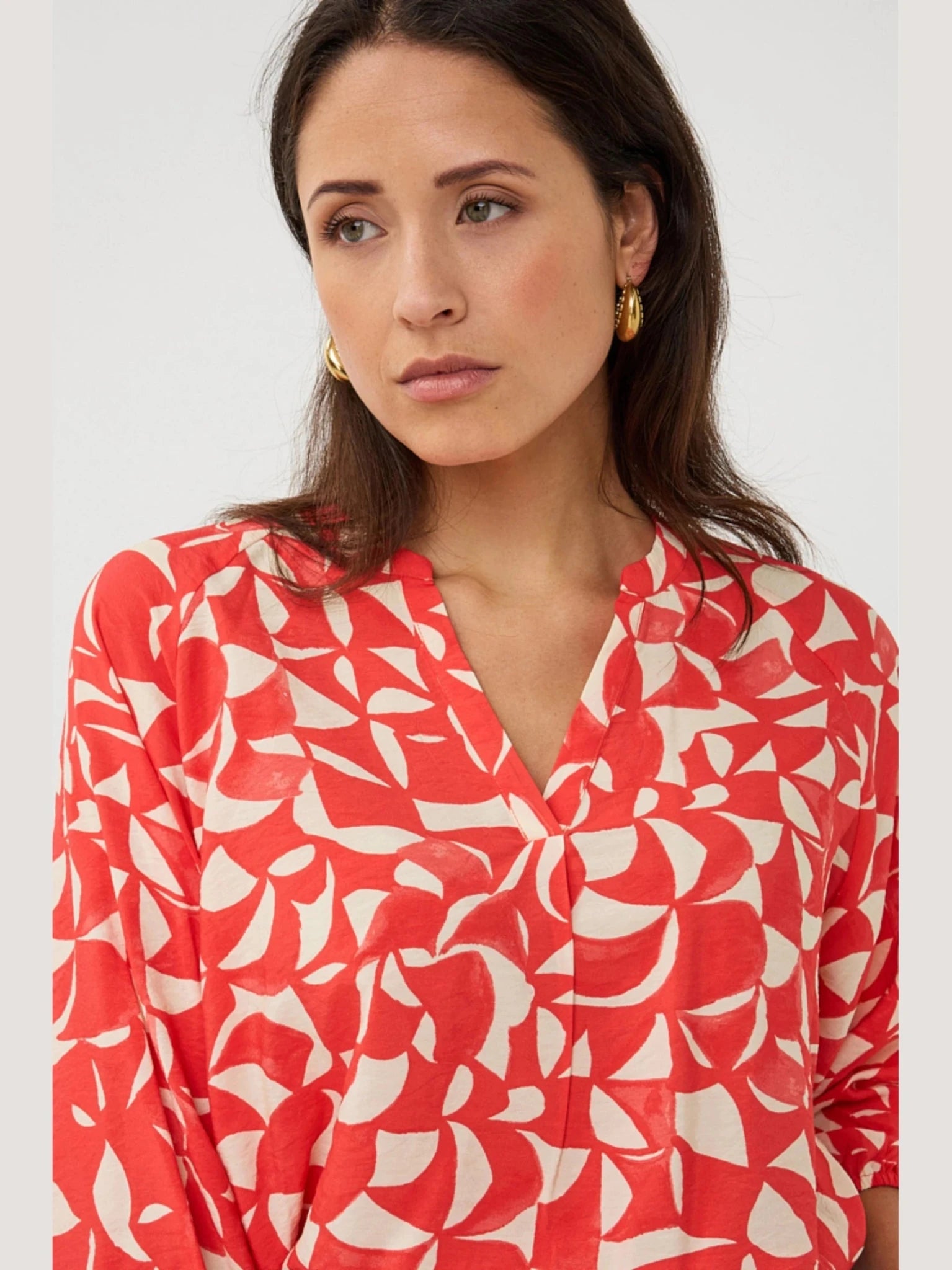 SP26.14003 Blouse met print - Castelijn mode