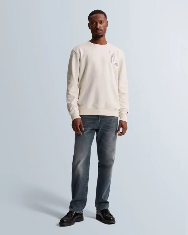 Sweater Artwork Gebroken Wit - Castelijn mode