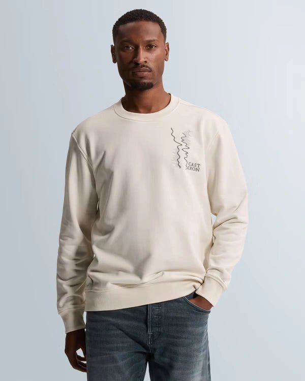 Sweater Artwork Gebroken Wit - Castelijn mode
