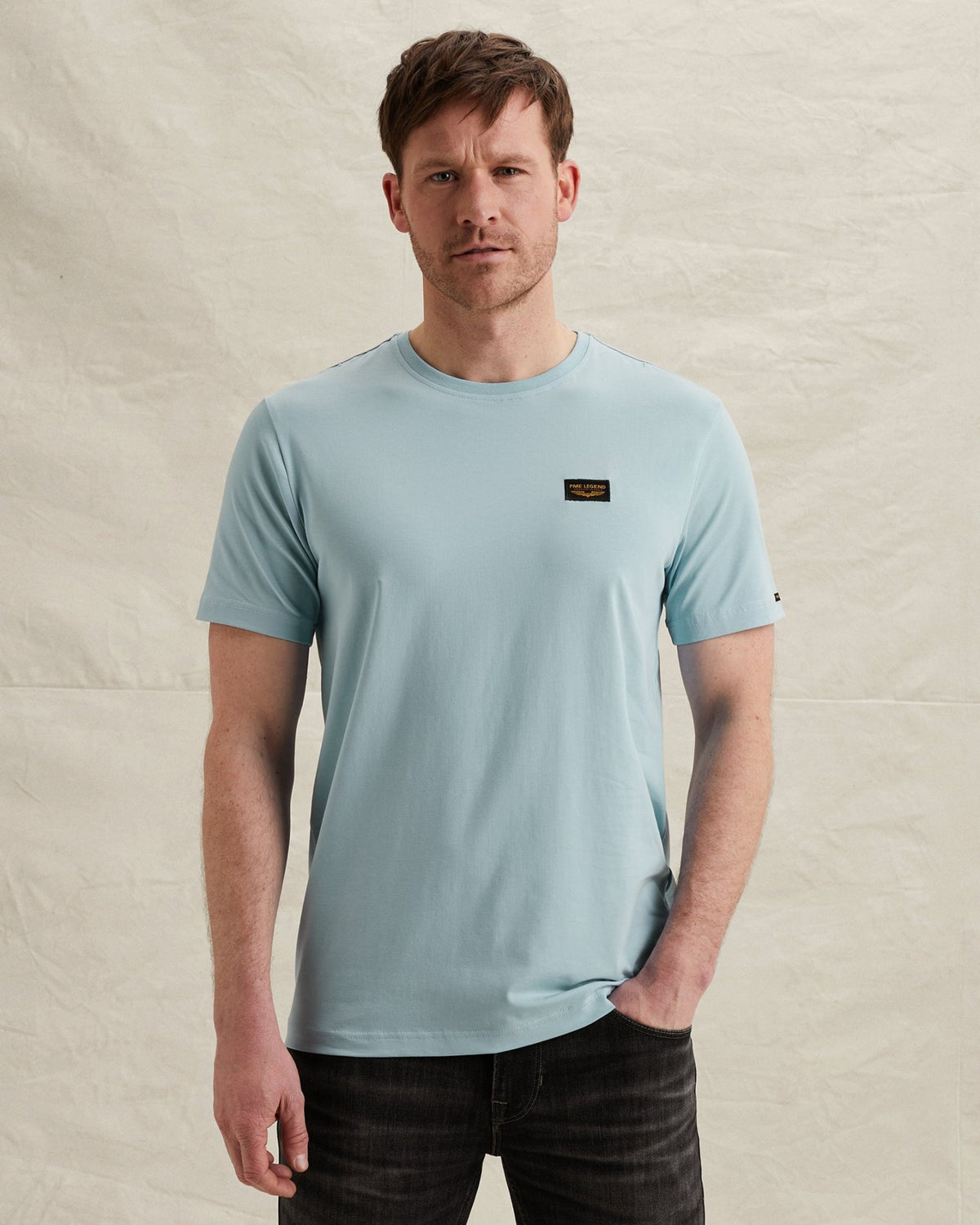 T-Shirt American Classic Lichtblauw - Castelijn mode