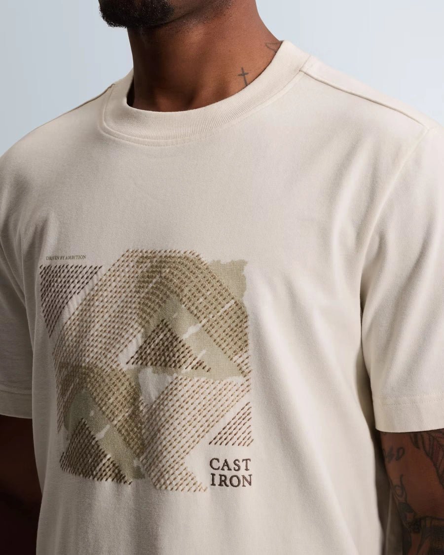 T-Shirt Graphic Gebroken Wit - Castelijn mode