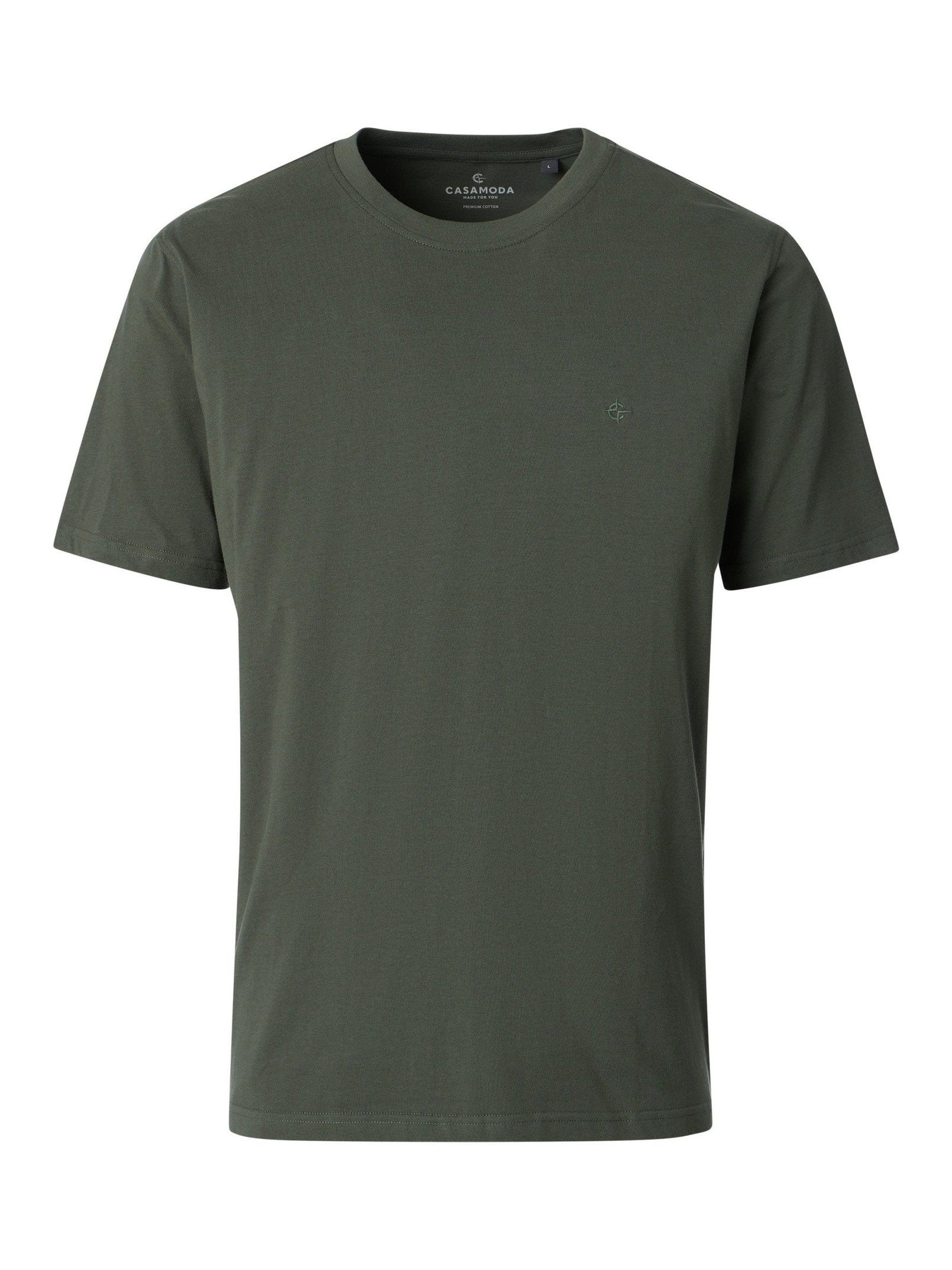 T-shirt Groen Regular Fit - Castelijn mode