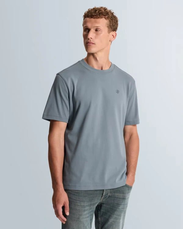 T-Shirt Interlock Grijsblauw - Castelijn mode