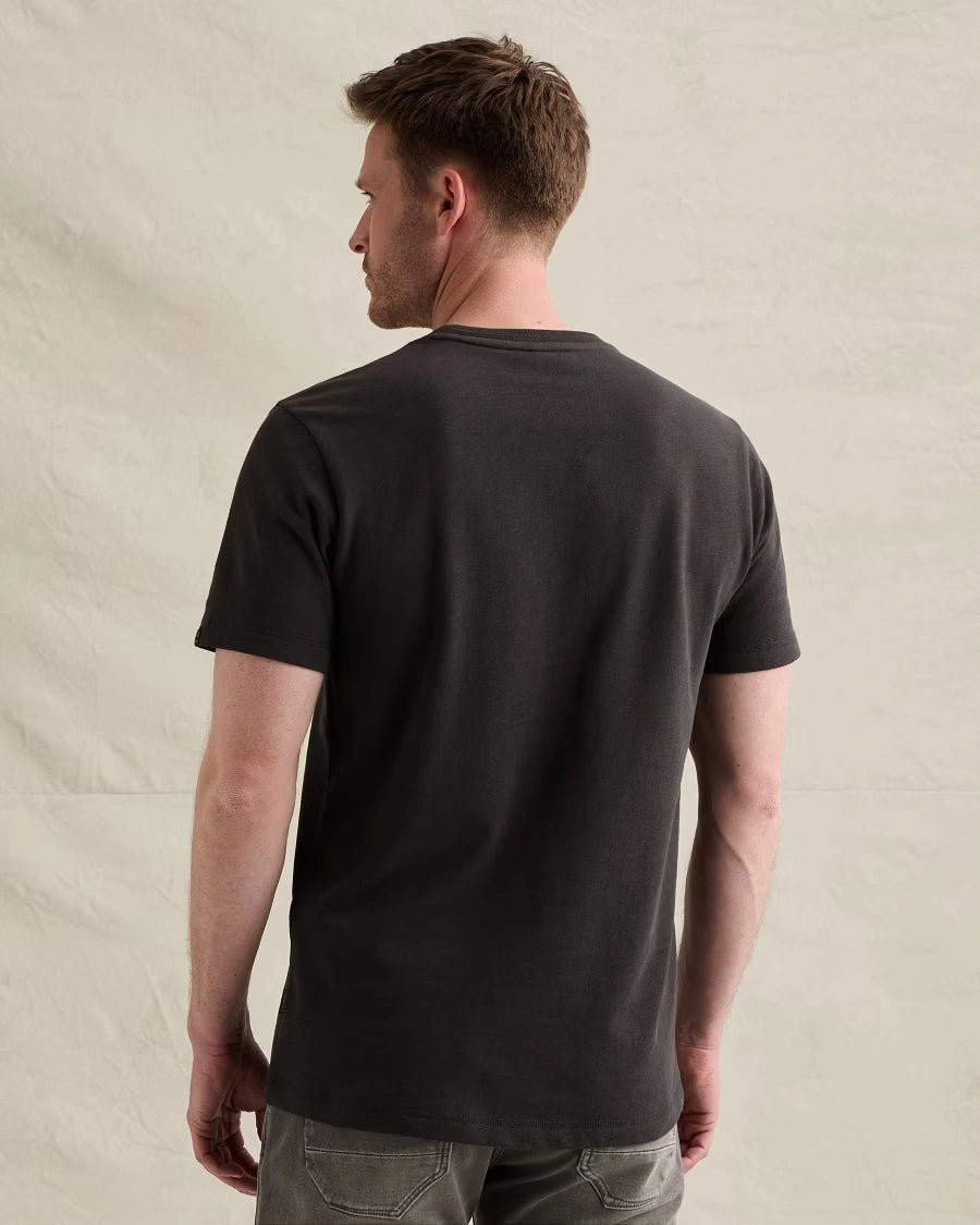 T-Shirt Slub Donkerbruin - Castelijn mode