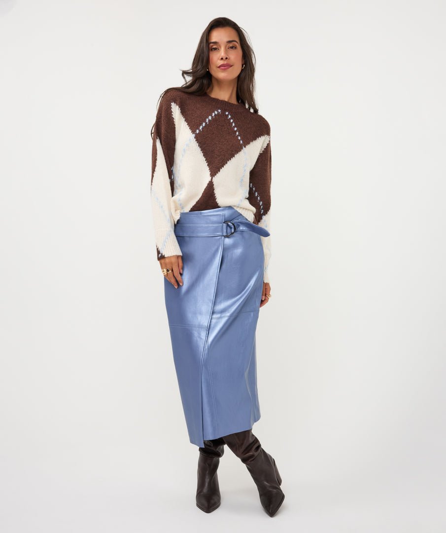 Trui Argyle Bruin - Castelijn mode