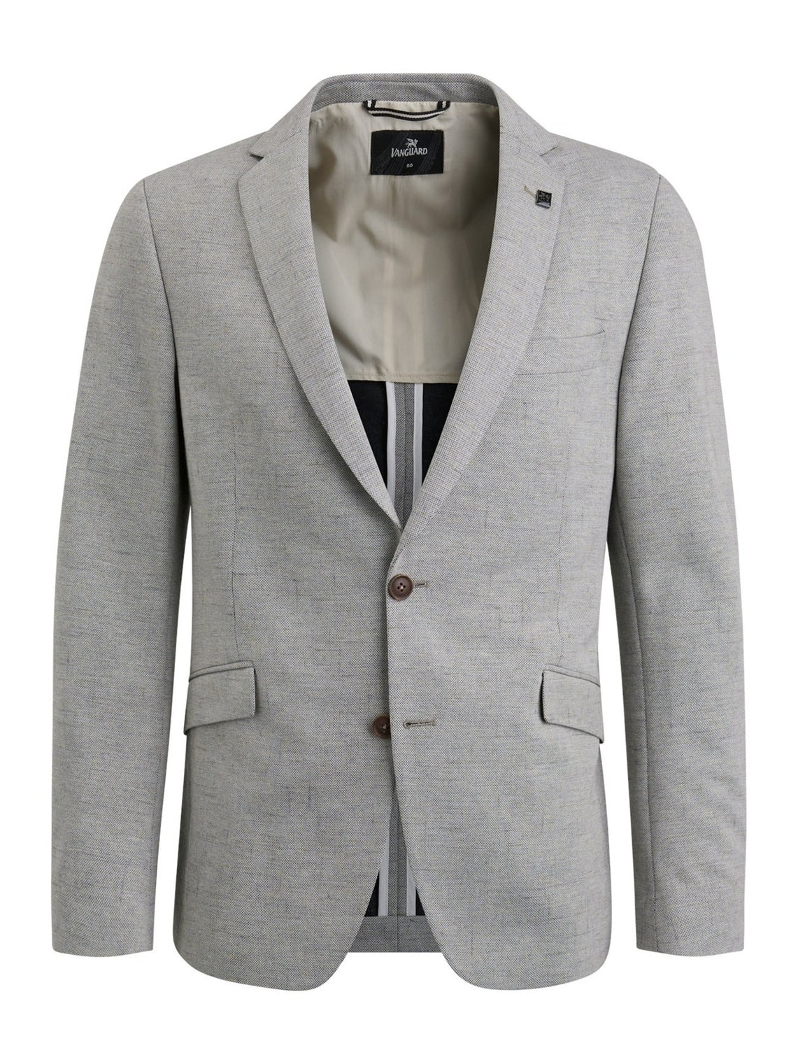 Vanquard VBL2402196 Blazer Linen Blend Scura - Castelijn mode