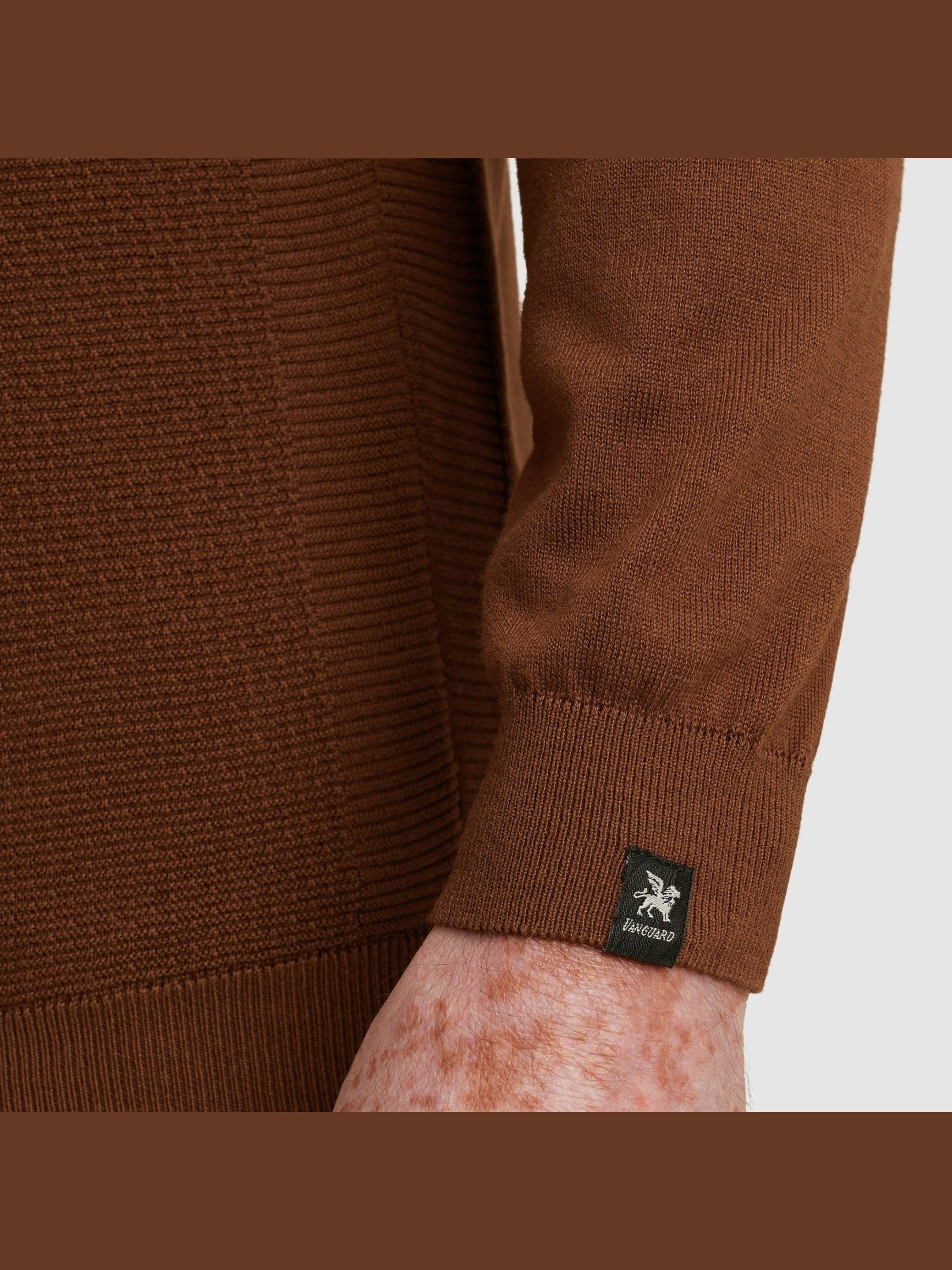 VKW2510340 - 8297 Trui met mockneck - Castelijn mode