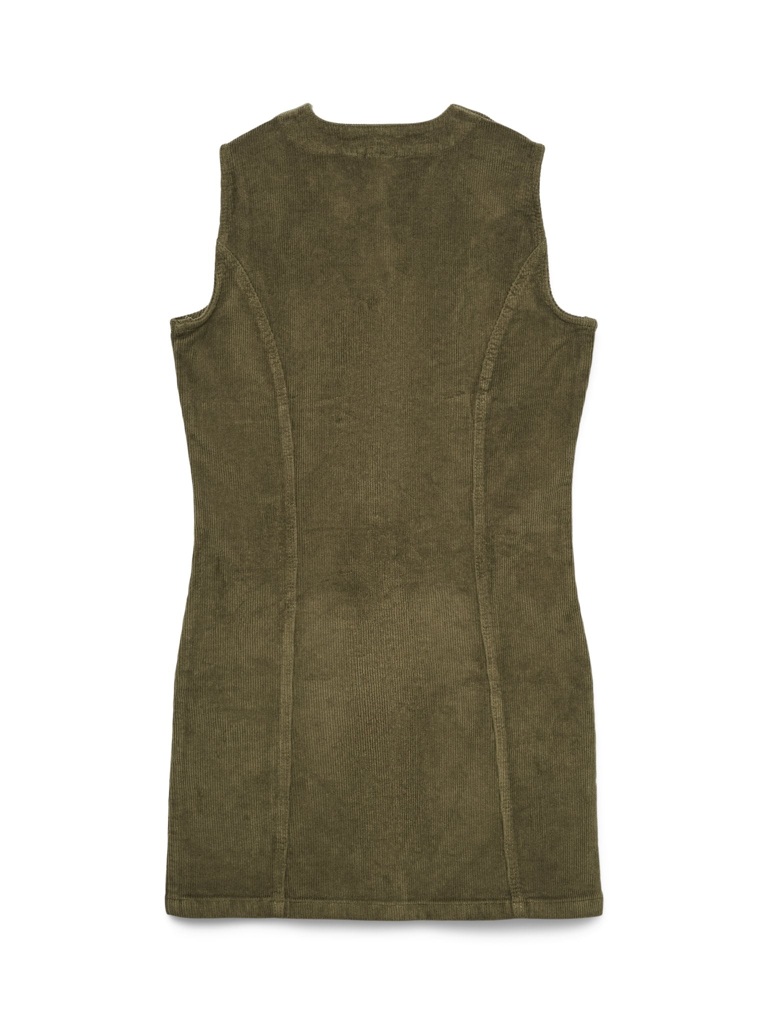 vmeden - sl - short - corduroy - dress - Grape Leaf - Castelijn mode