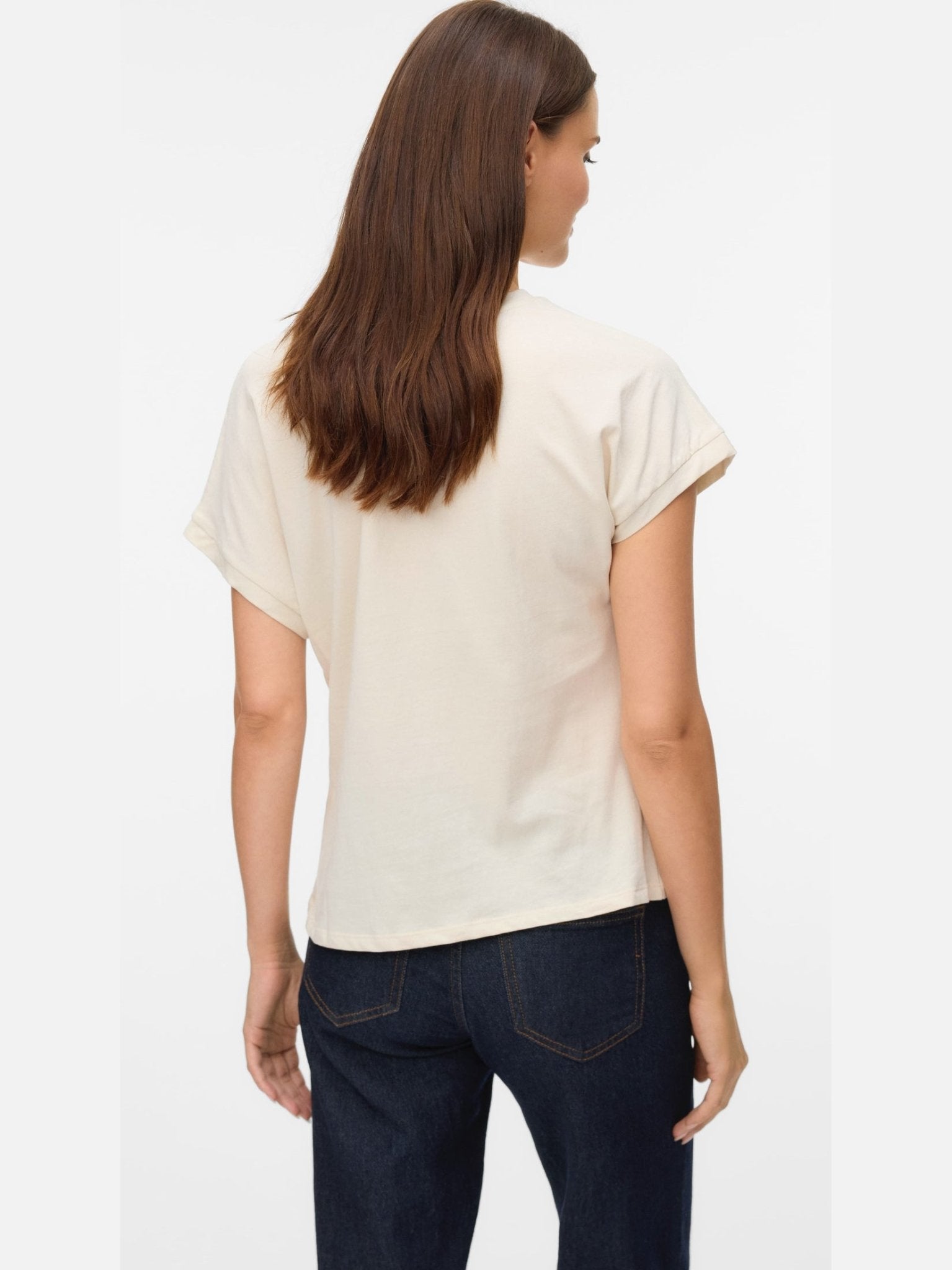 VMGANAS C/S O - NECK T - SHIRT JRS BTQ FR GA Top - Castelijn mode