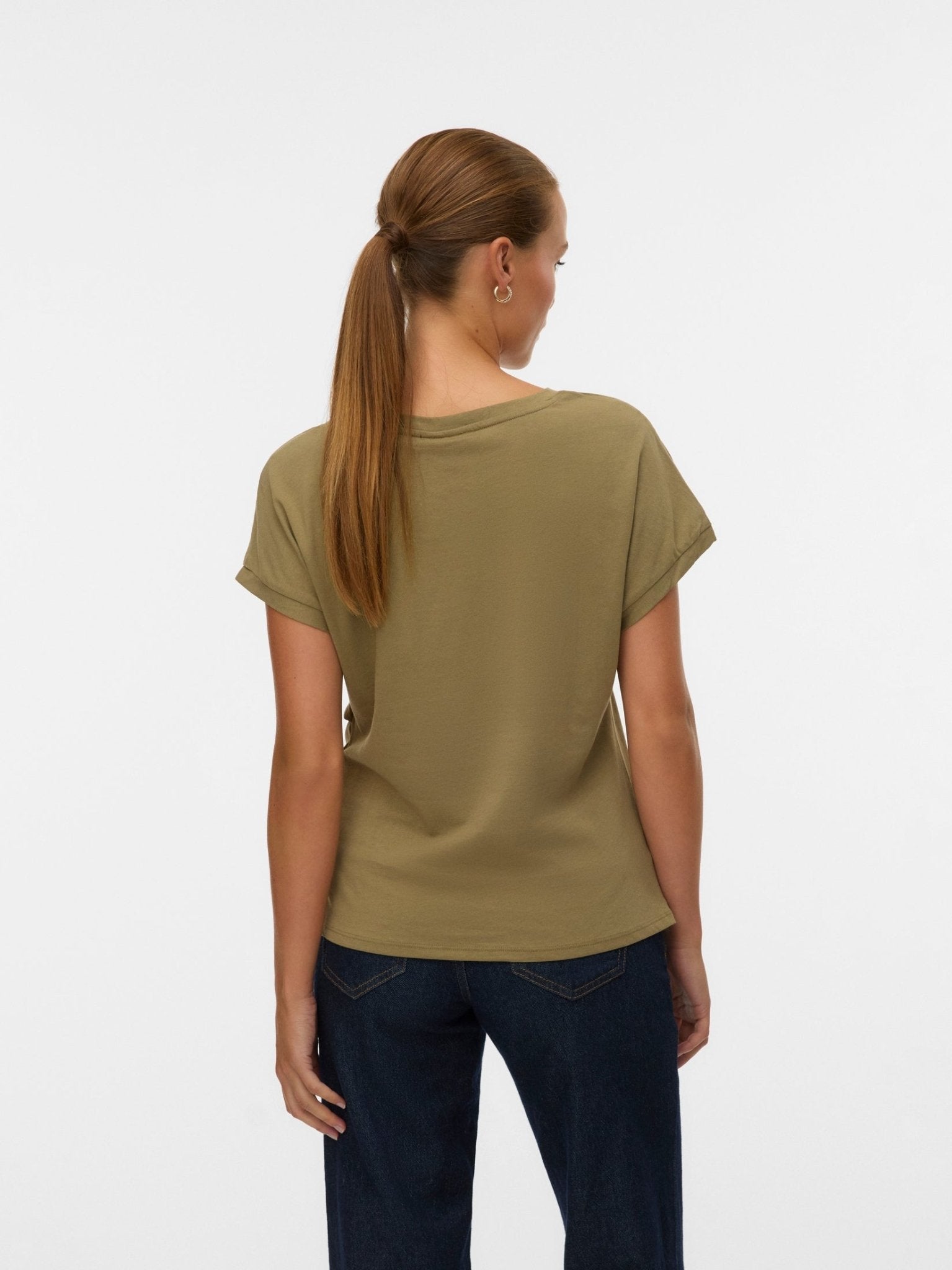 VMGANAS C/S O - NECK T - SHIRT JRS BTQ FR GA Top - Castelijn mode