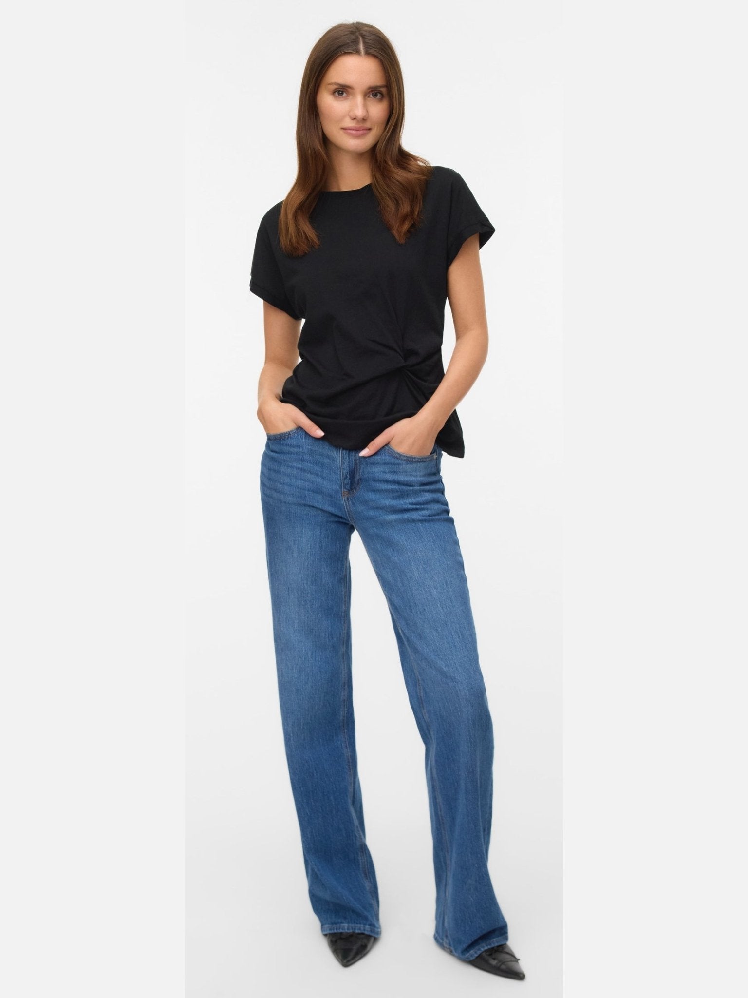 VMGANAS C/S O - NECK T - SHIRT JRS BTQ FR GA Top - Castelijn mode