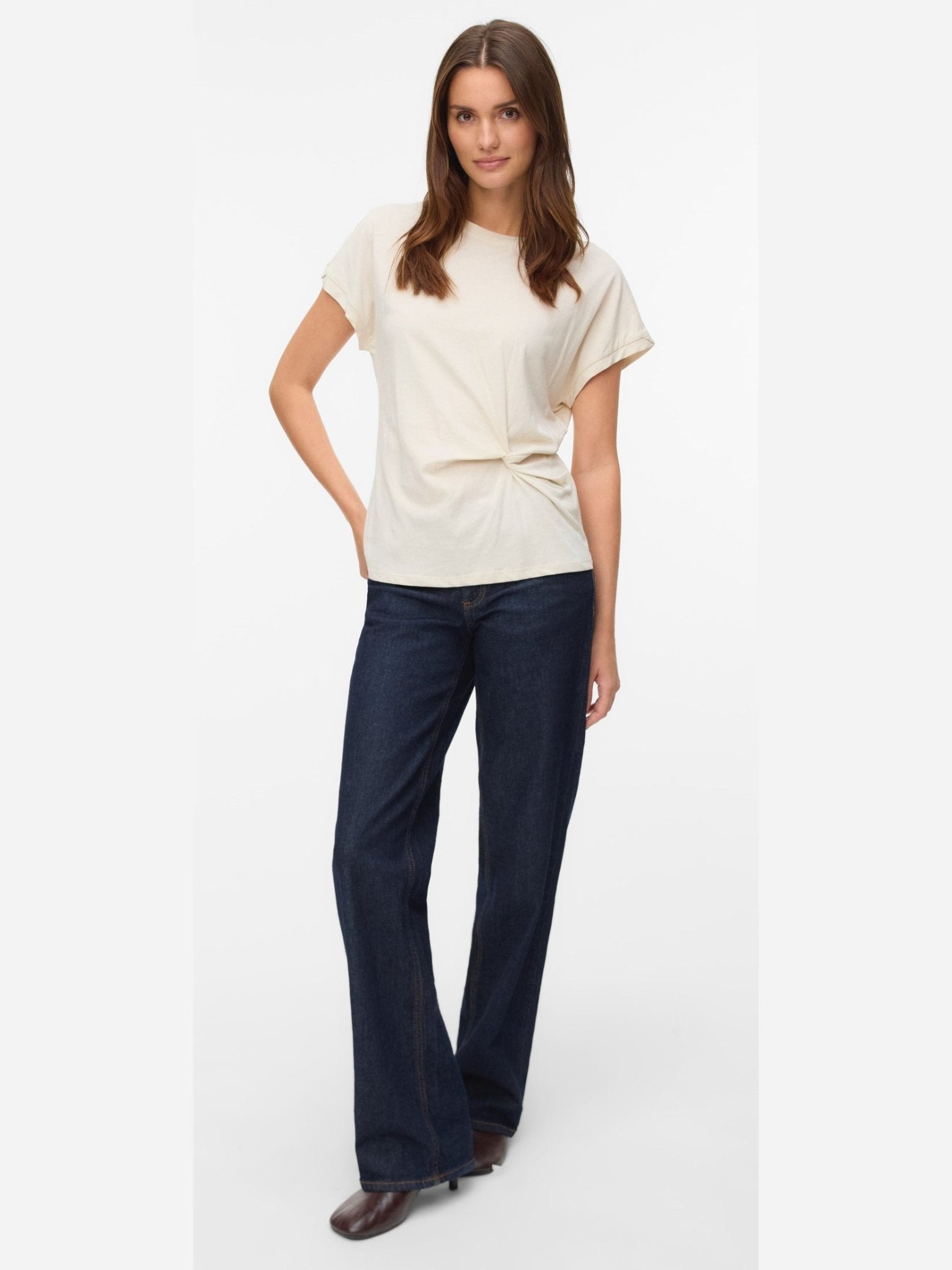 VMGANAS C/S O - NECK T - SHIRT JRS BTQ FR GA Top - Castelijn mode