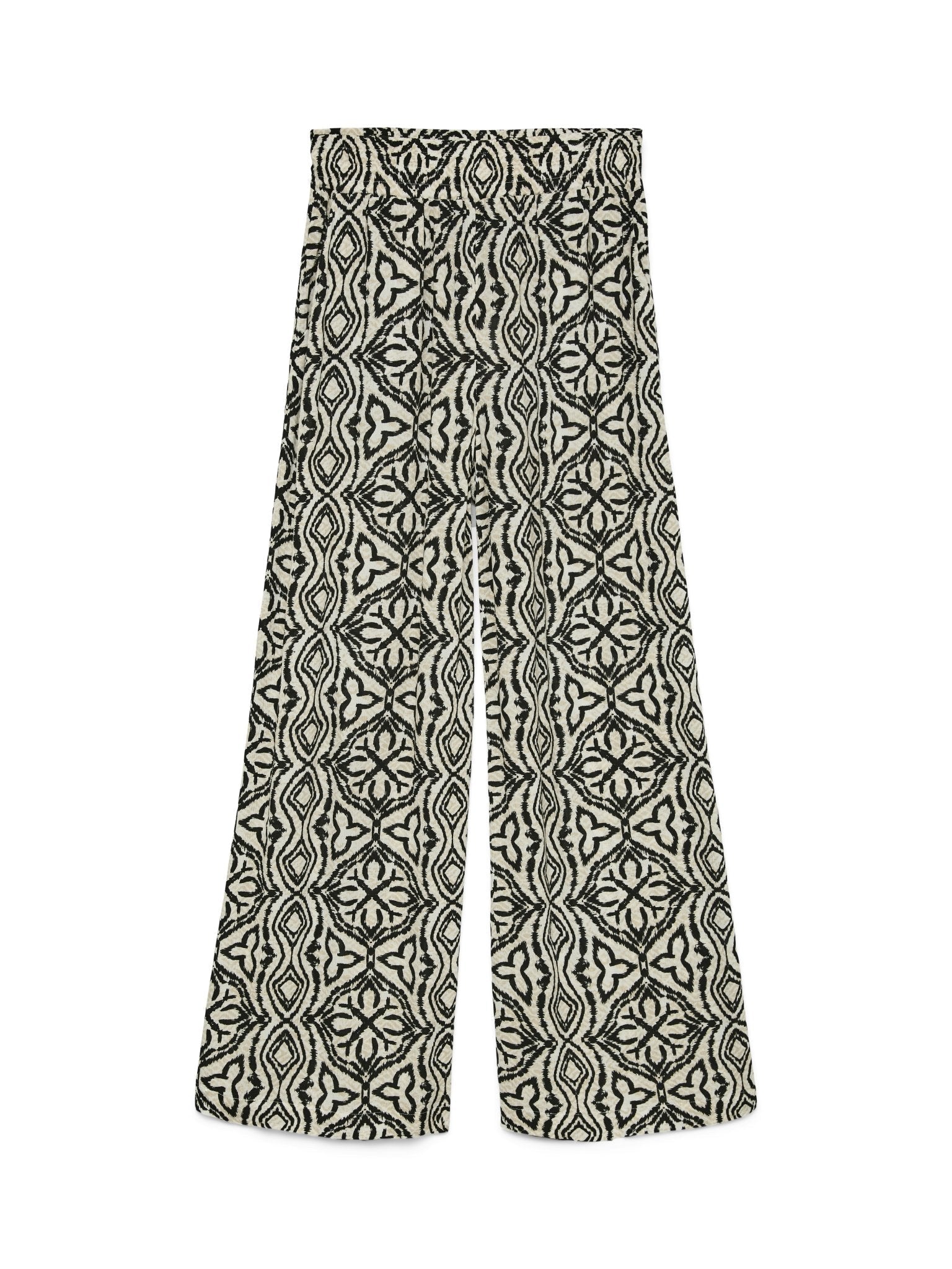VMMenny Broek Wide Leg Print Birch - Castelijn mode