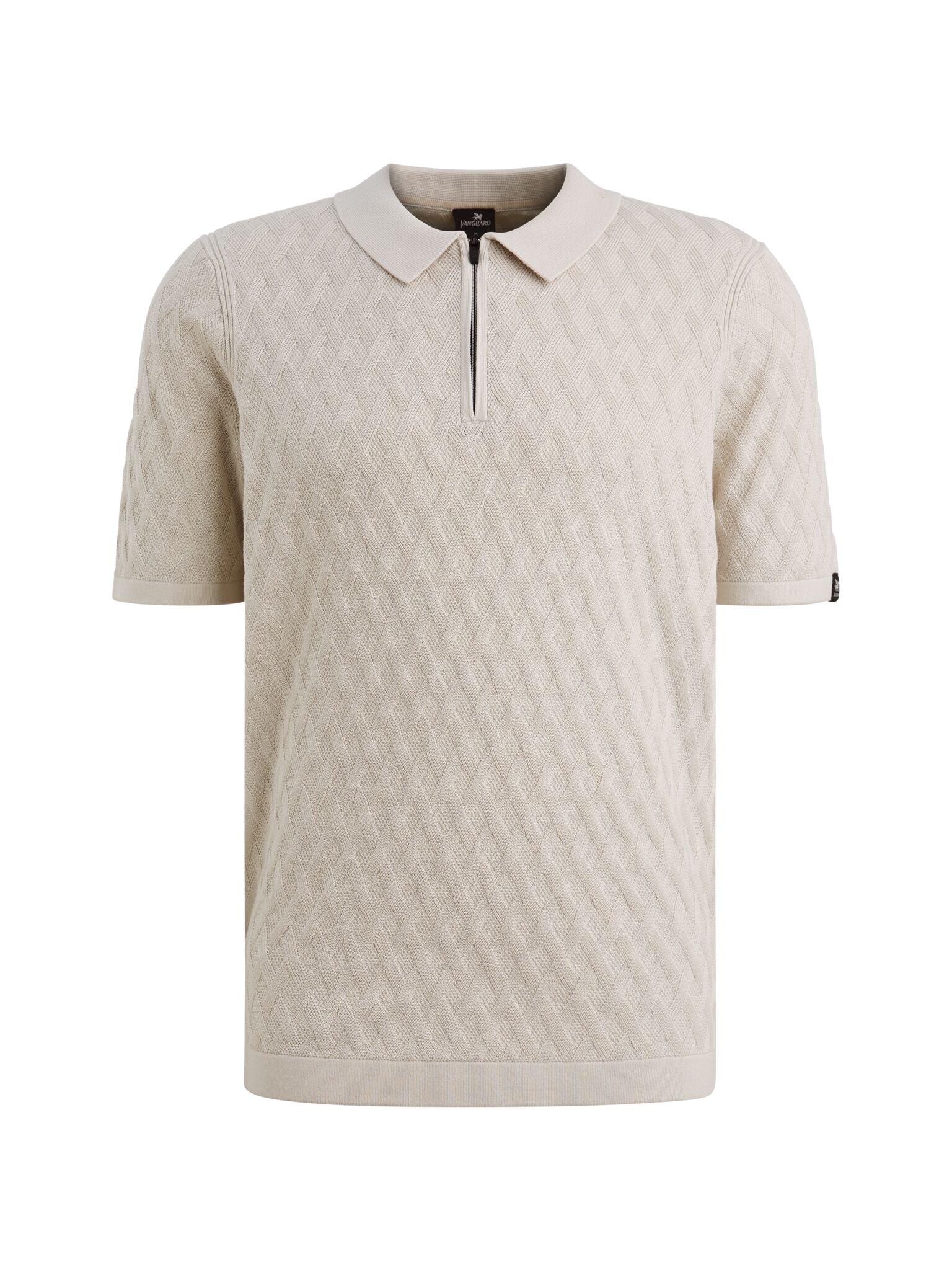 VPSS2602818 - 9017 Polo beige met rits - Castelijn mode