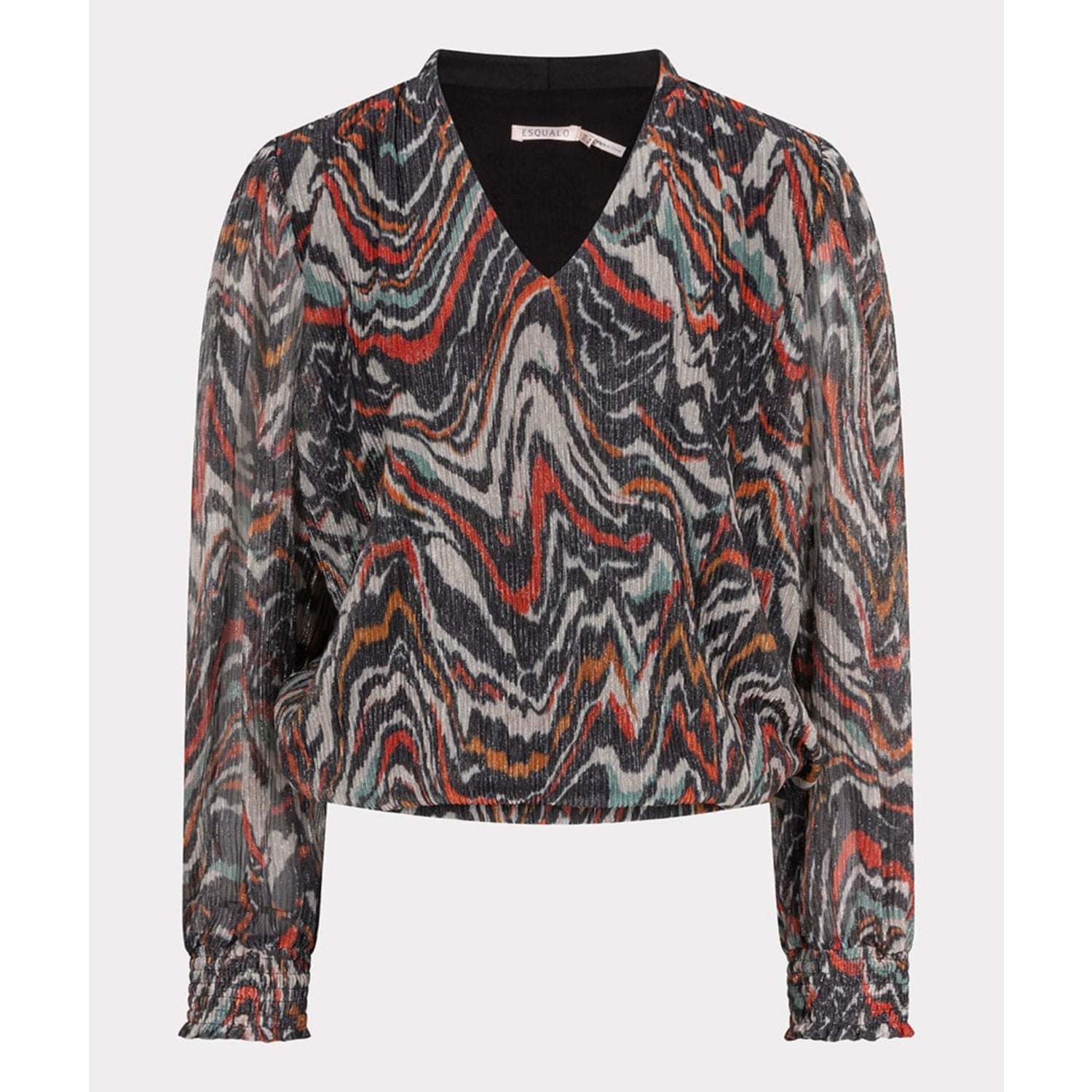 W24.08713 lurex plisse Wave - Castelijn mode