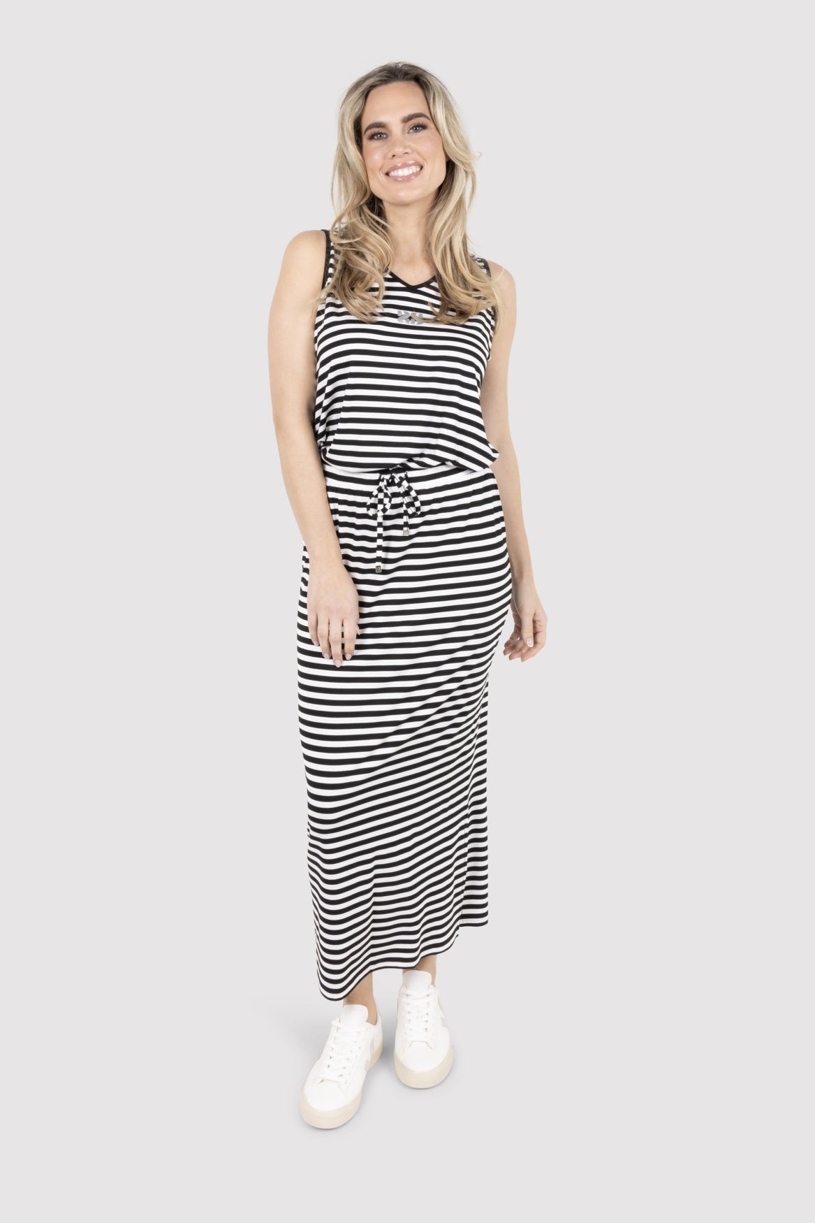 Zwart witte top Fleur met viscose - Castelijn mode