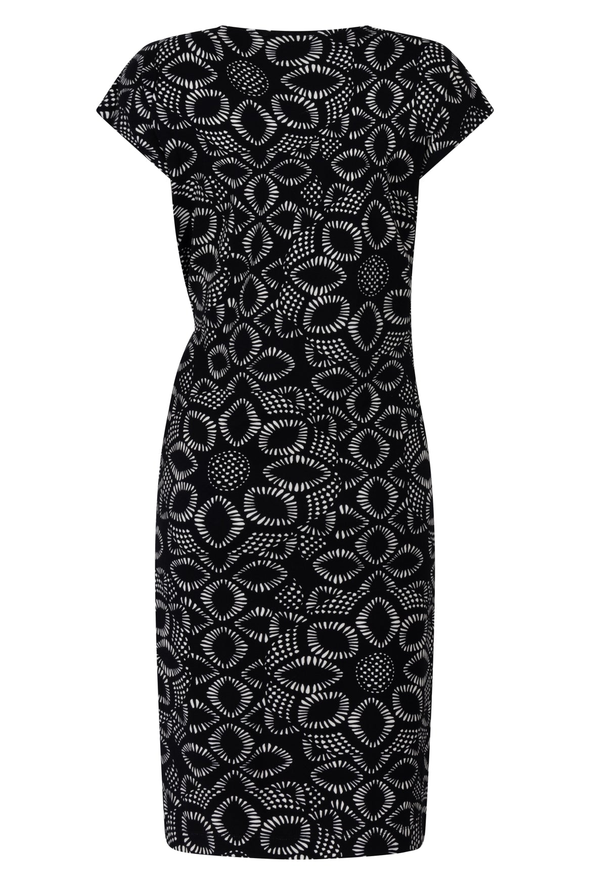 Zwarte jurk Eliza met viscose - Castelijn mode