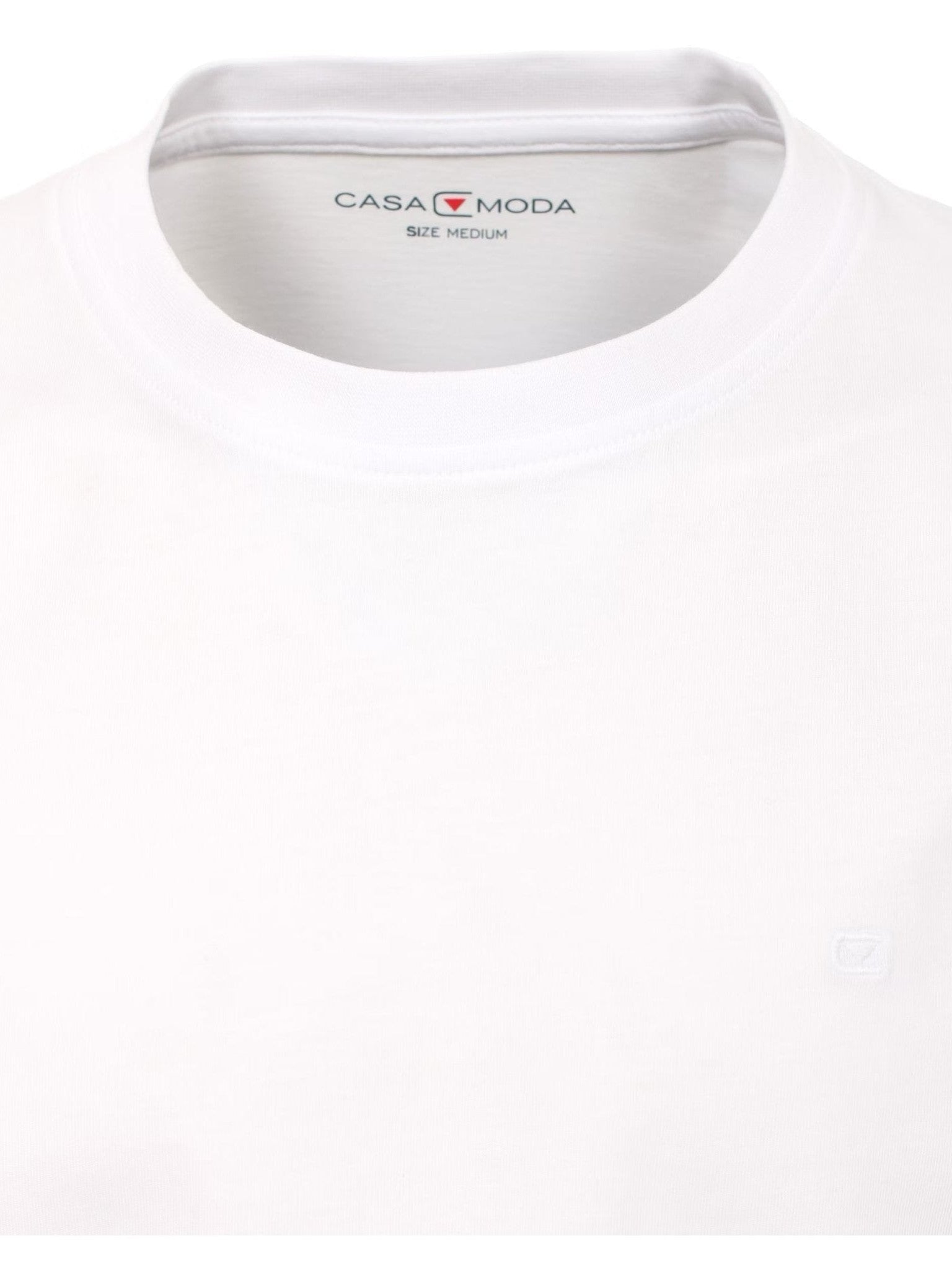 092500 - 00 T-shirt wit 2 stuks ronde hals - Castelijn mode