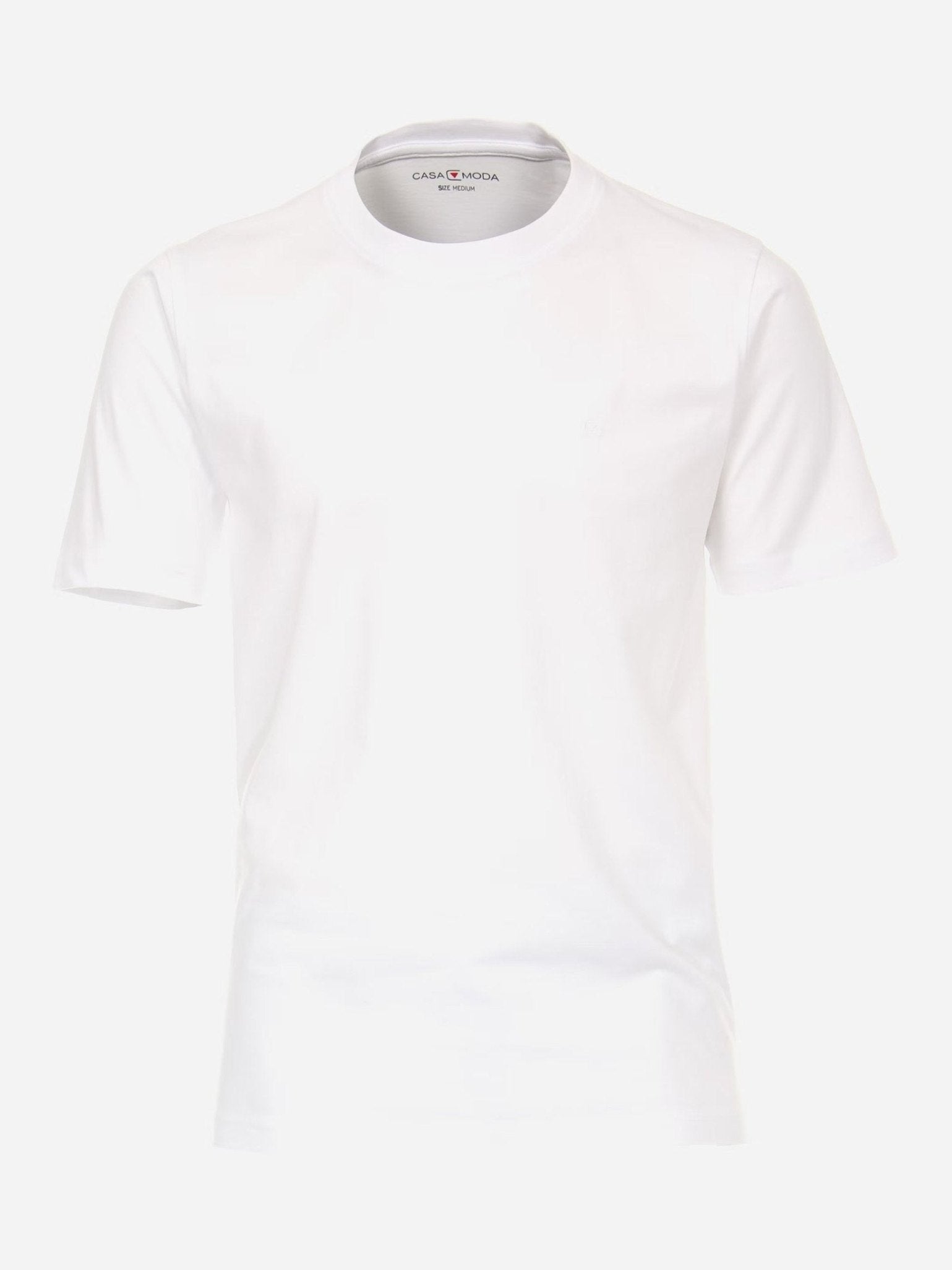 092500 - 00 T-shirt wit 2 stuks ronde hals - Castelijn mode