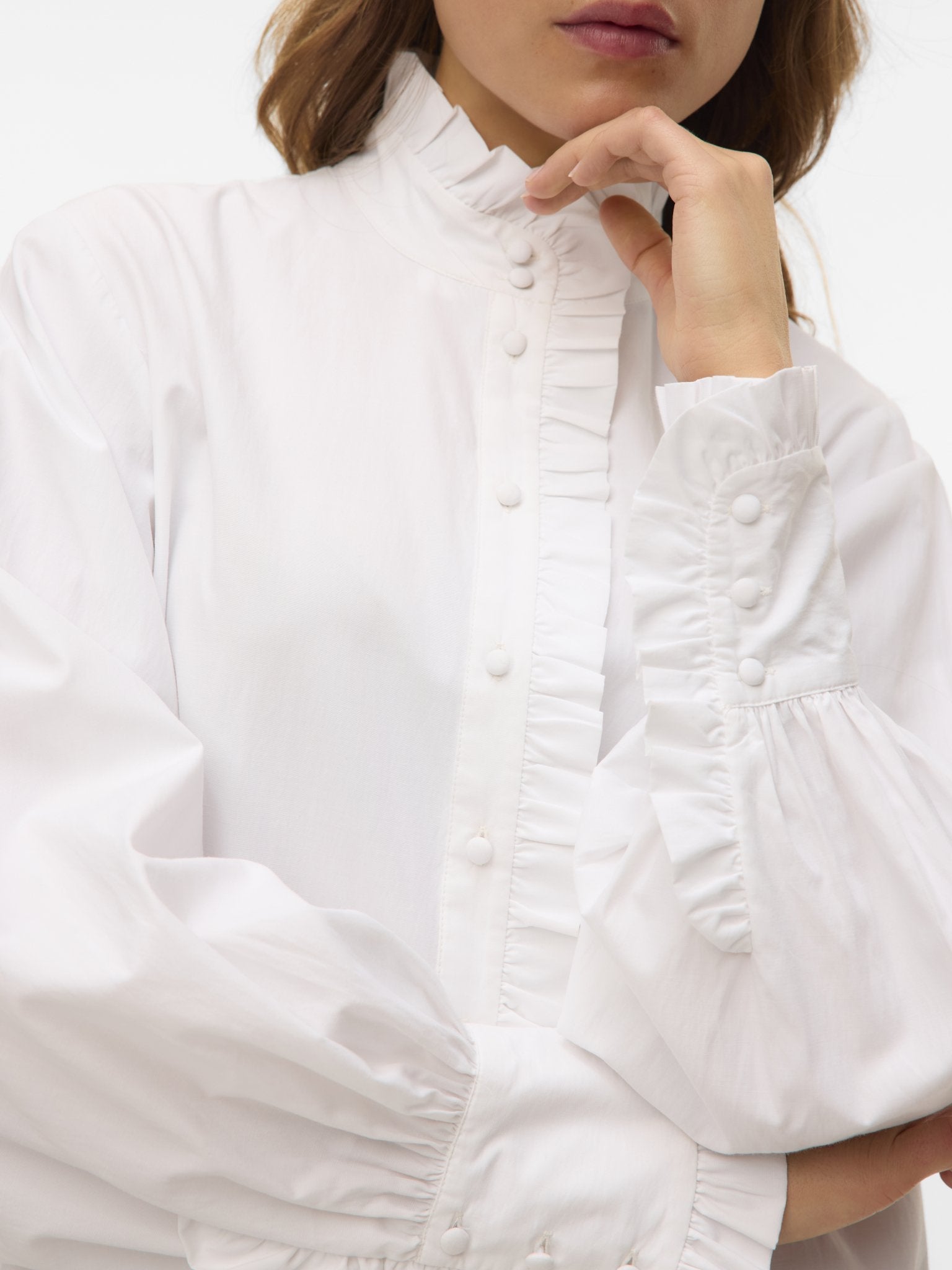 10335147 - VMFANNI LS RUFFEL TOP WVN GA - Castelijn mode