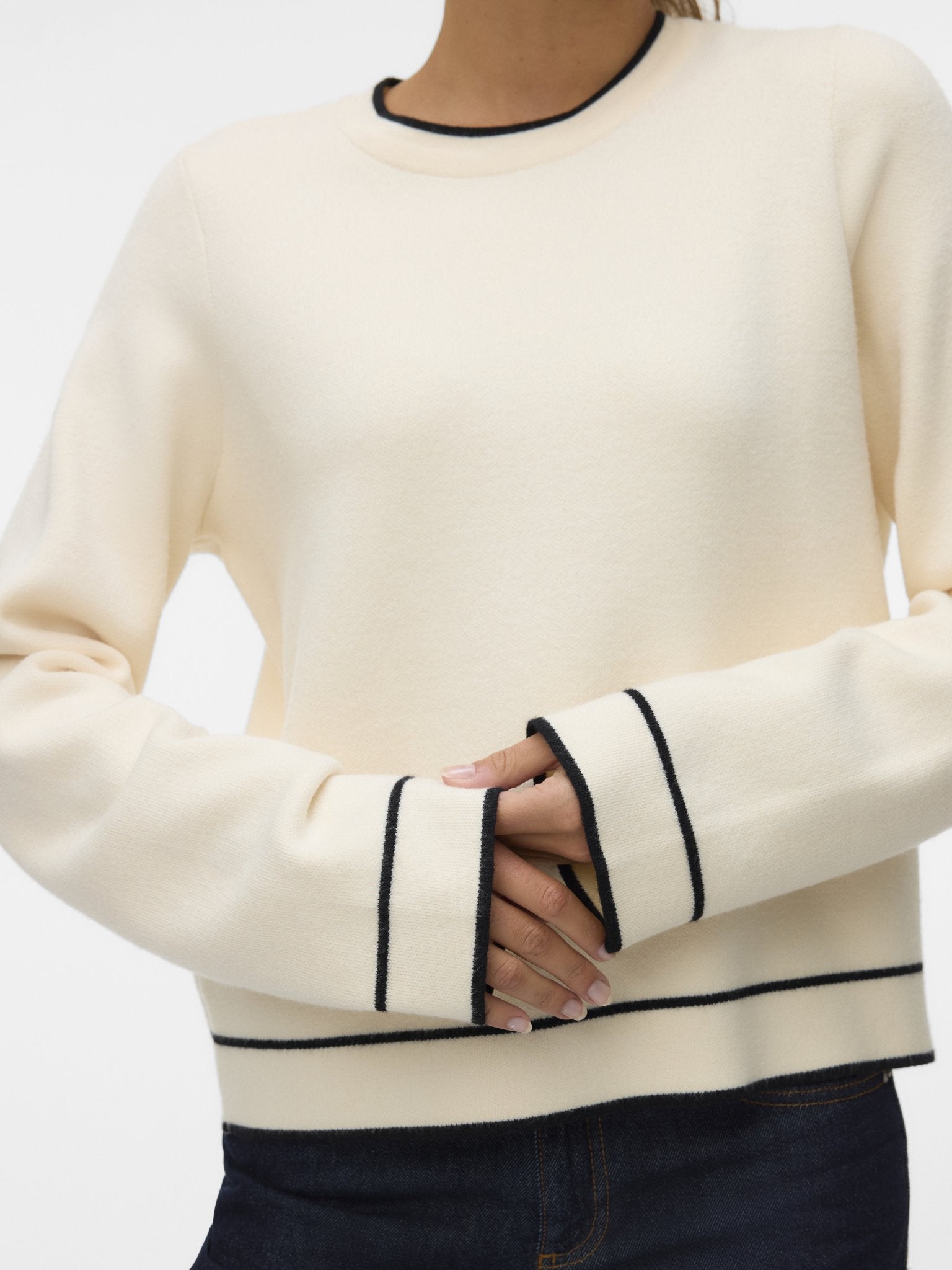 10337624 - 4892975 vmgold ls o - neck Trui - Castelijn mode