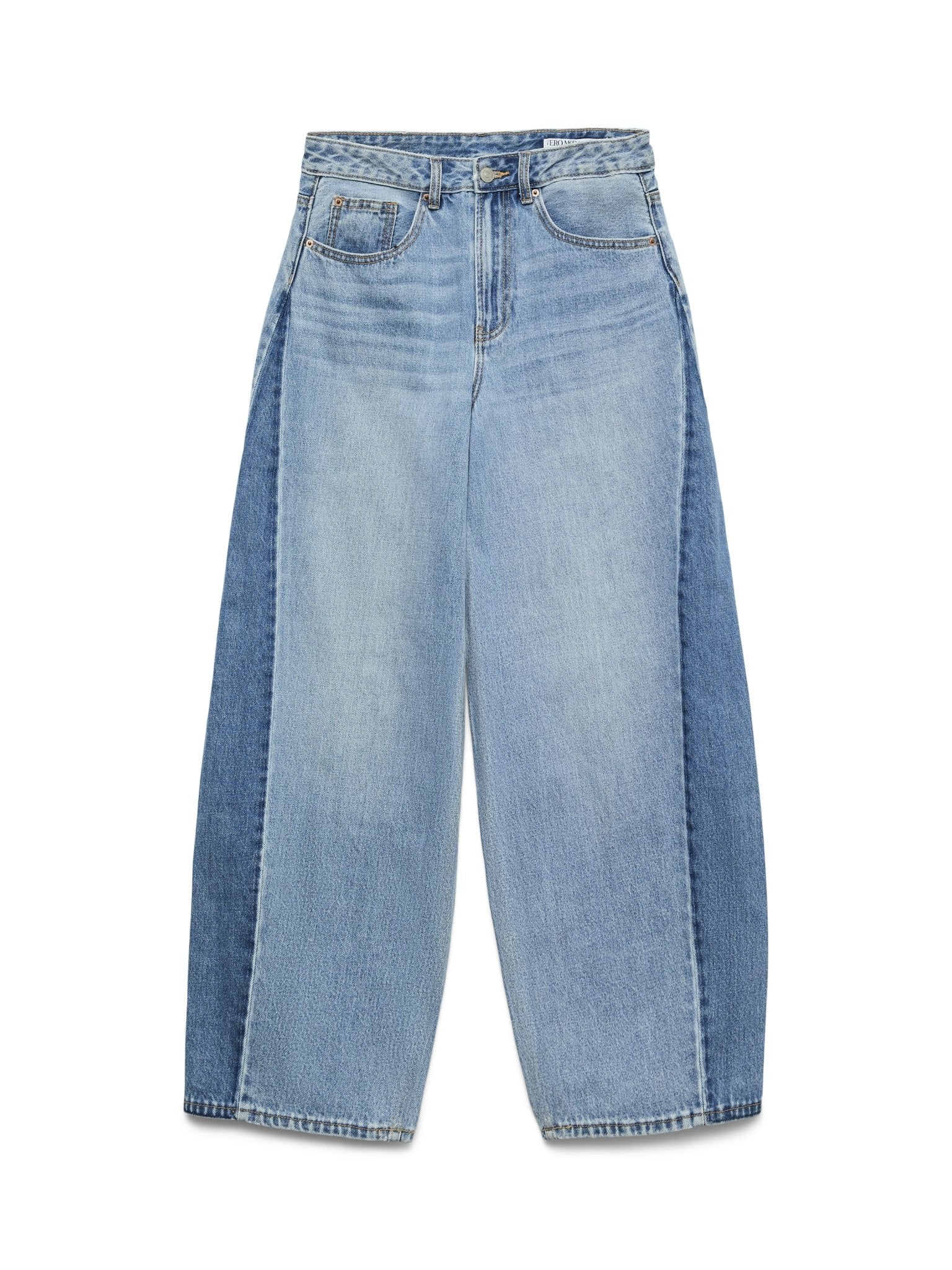 10338932 - Vmzelda hr bareel two toned Jeans - Castelijn mode