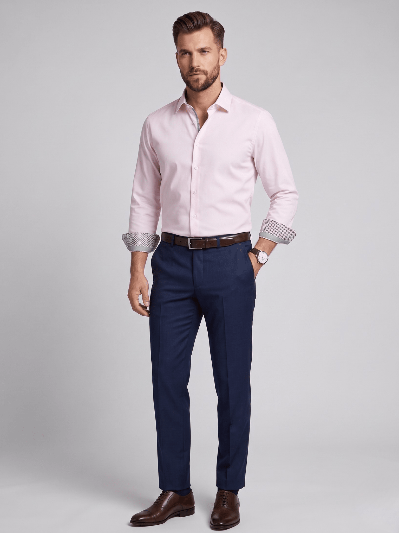 123942200 Overhemd Roze Modern Fit - Castelijn mode