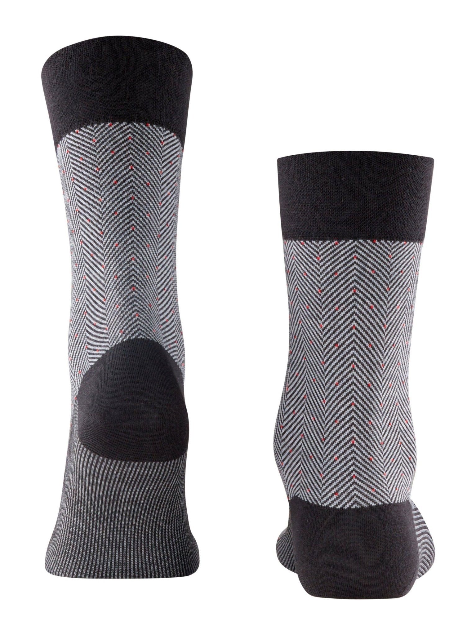 12492 3000 black FALKE Sensitive Herringbone - Castelijn mode