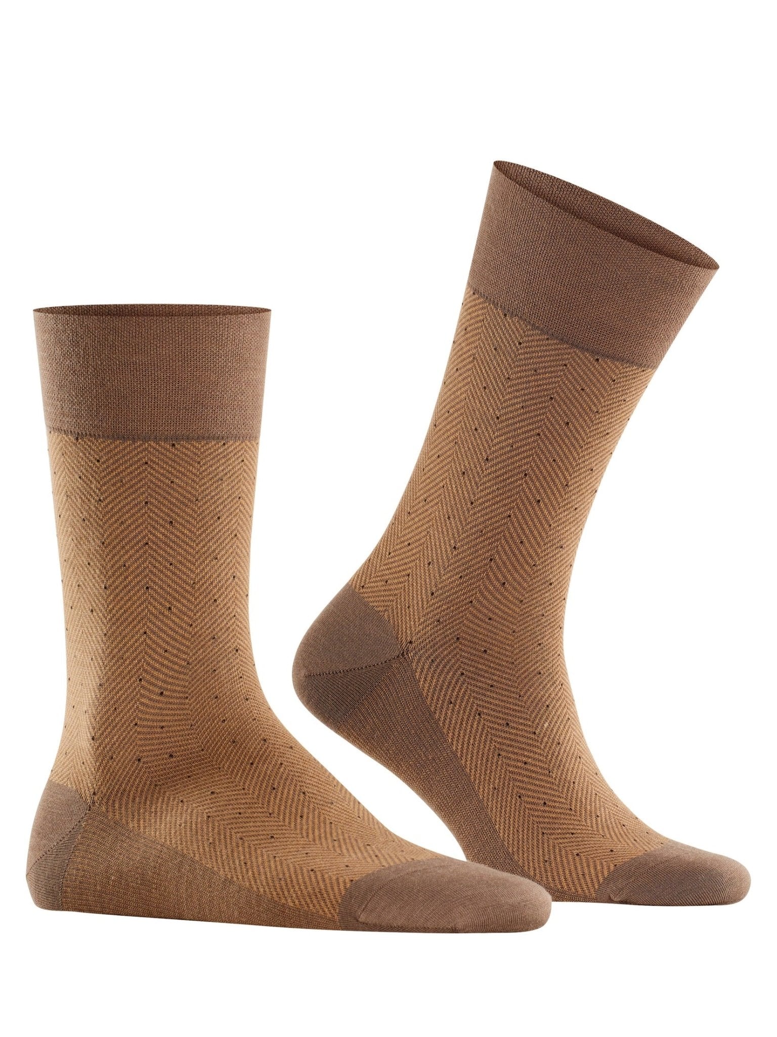 12492 5082 Falke Sensitive Herringbone hazel - Castelijn mode