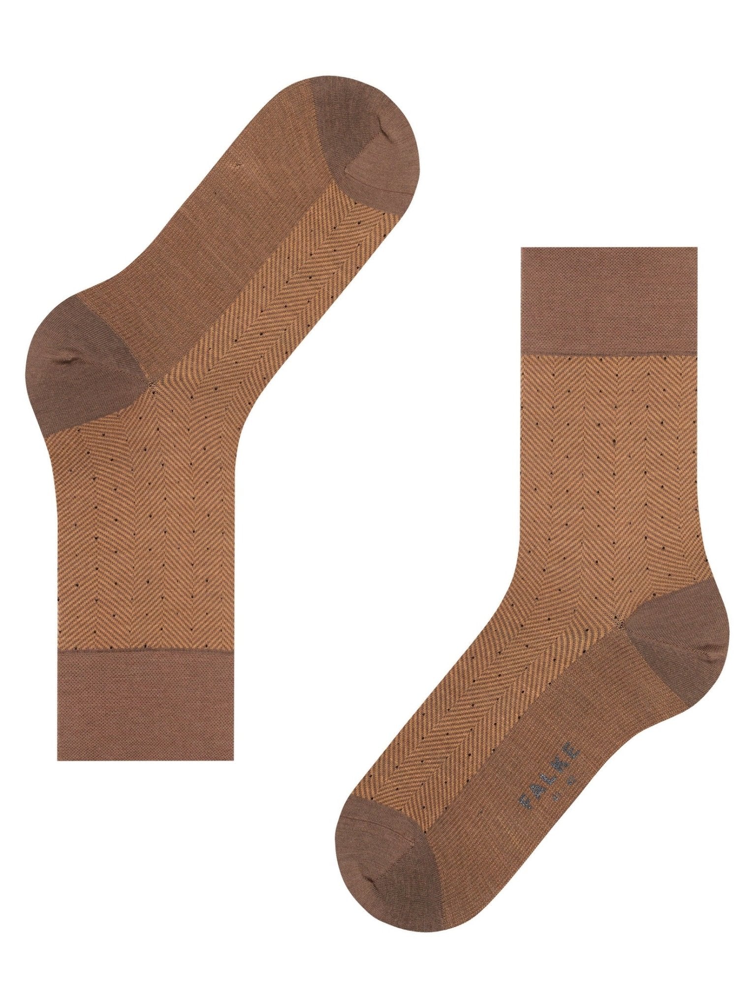 12492 5082 Falke Sensitive Herringbone hazel - Castelijn mode