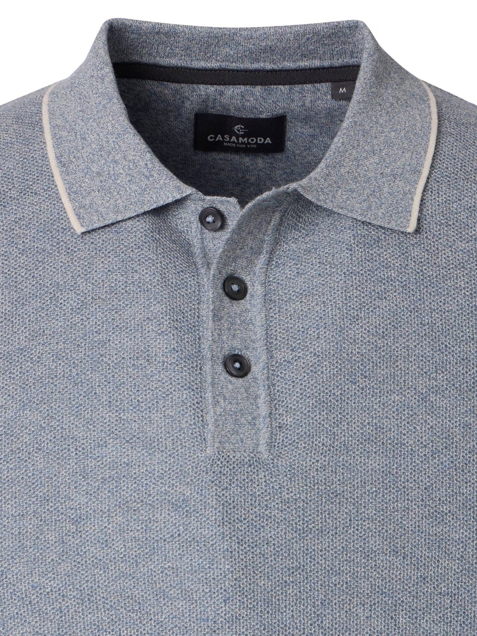 126320001 - 116 Polo blauw/grijs - Castelijn mode