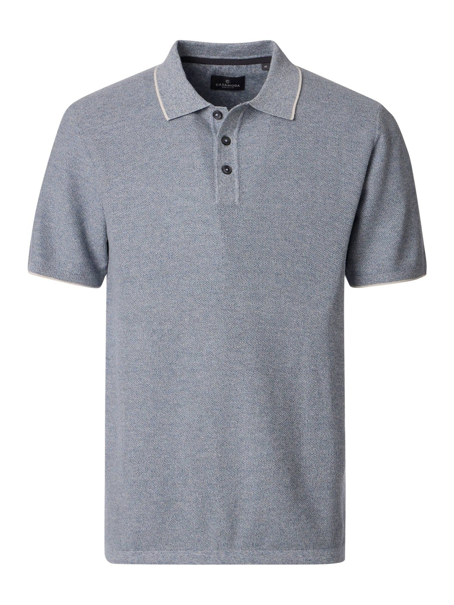 126320001 - 116 Polo blauw/grijs - Castelijn mode