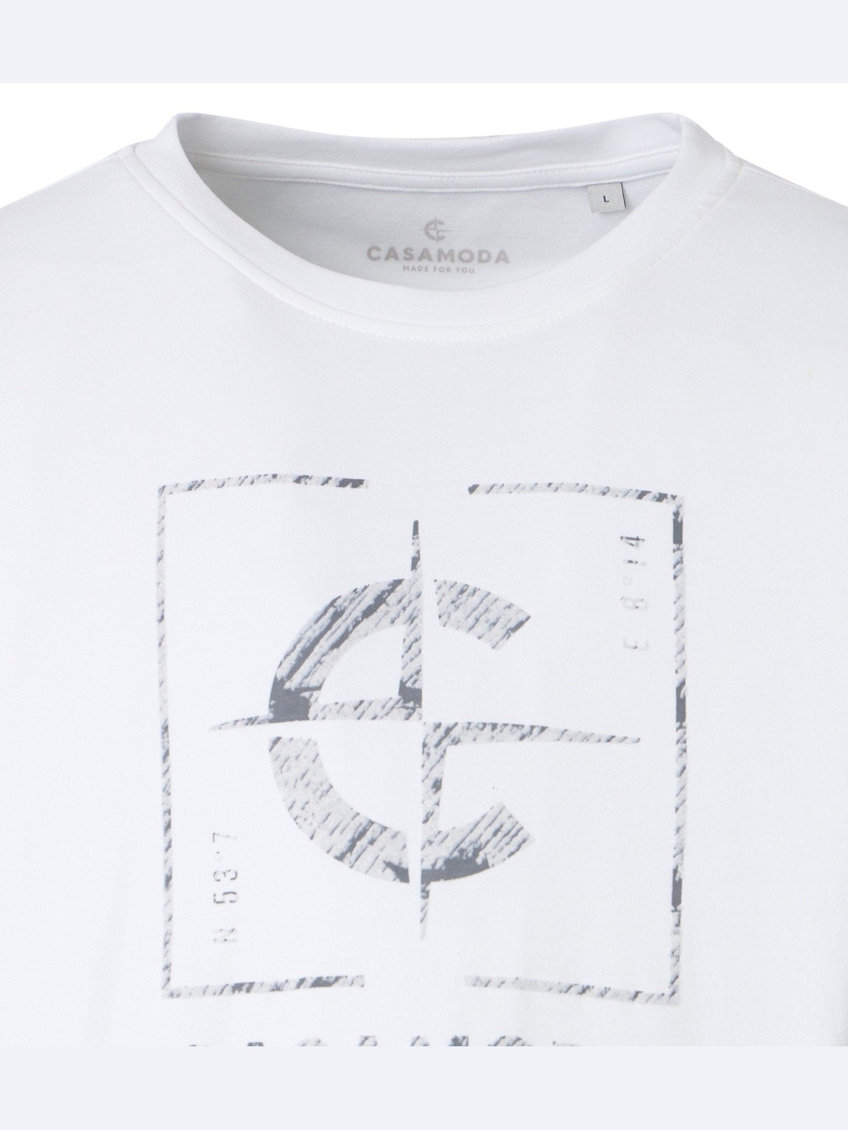 126340051 - 000 T-Shirt Korte Mouw Wit - Castelijn mode