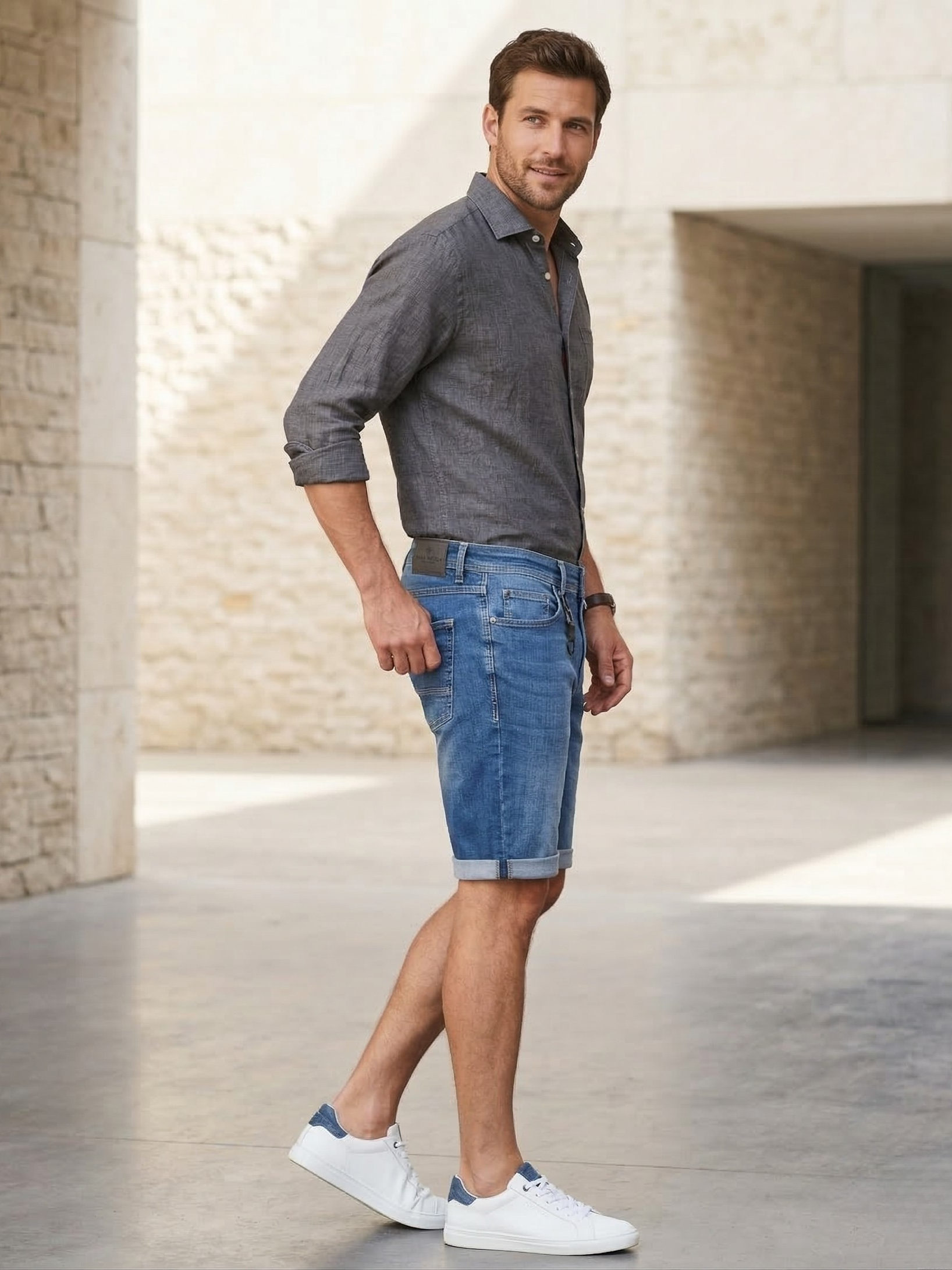 126530021-161 Steve korte jeans