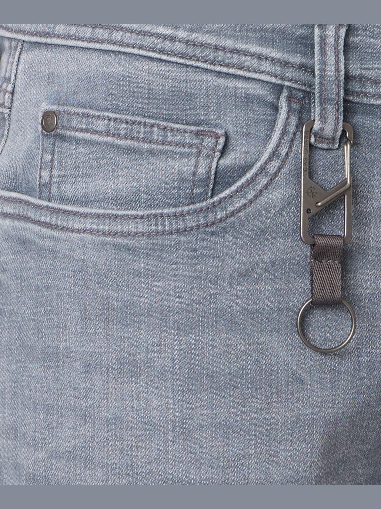 126530021 - 760 Steve korte jeans grijs - Castelijn mode