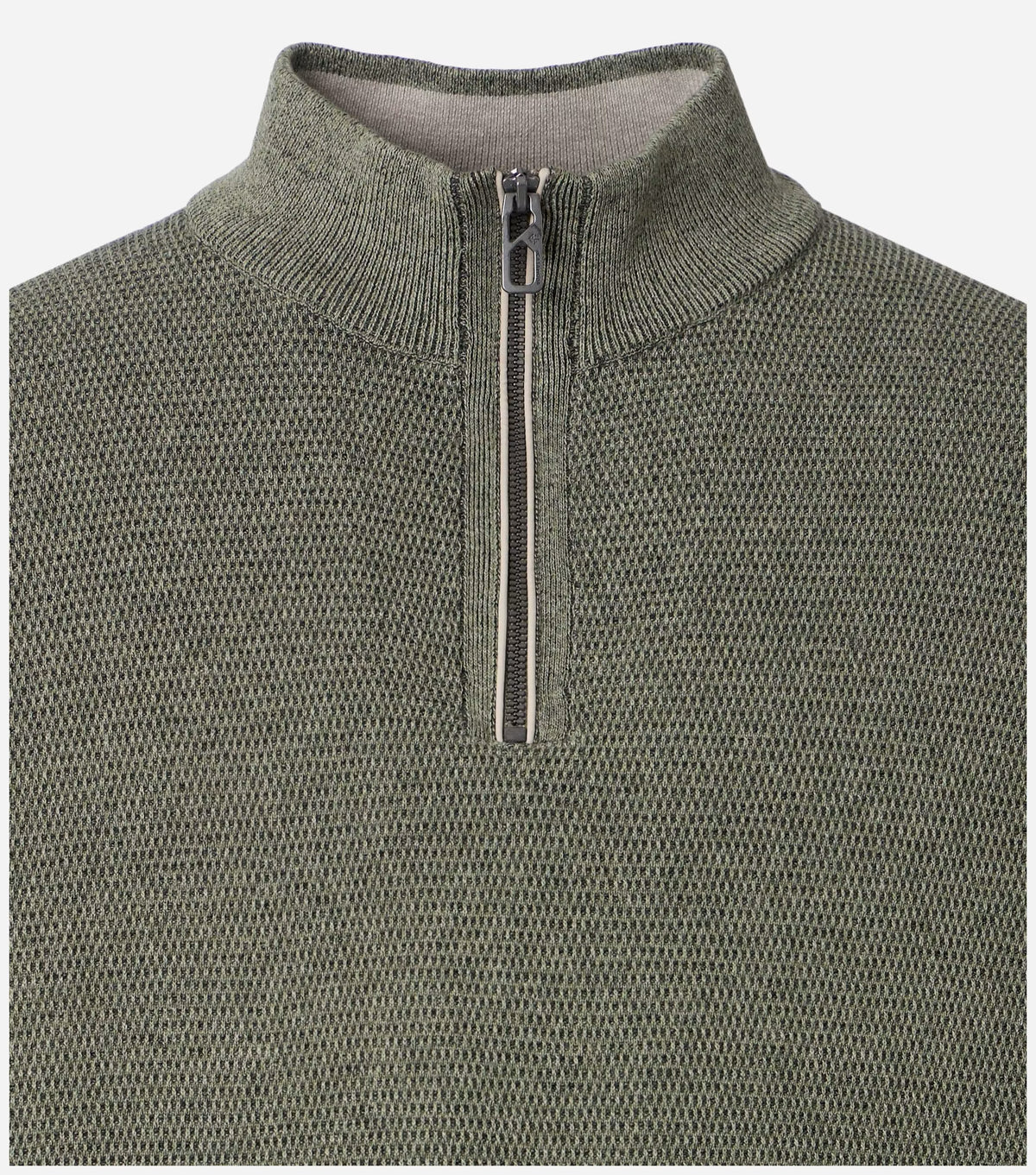 Casa Moda Trui Half Zip Groen - Castelijn mode