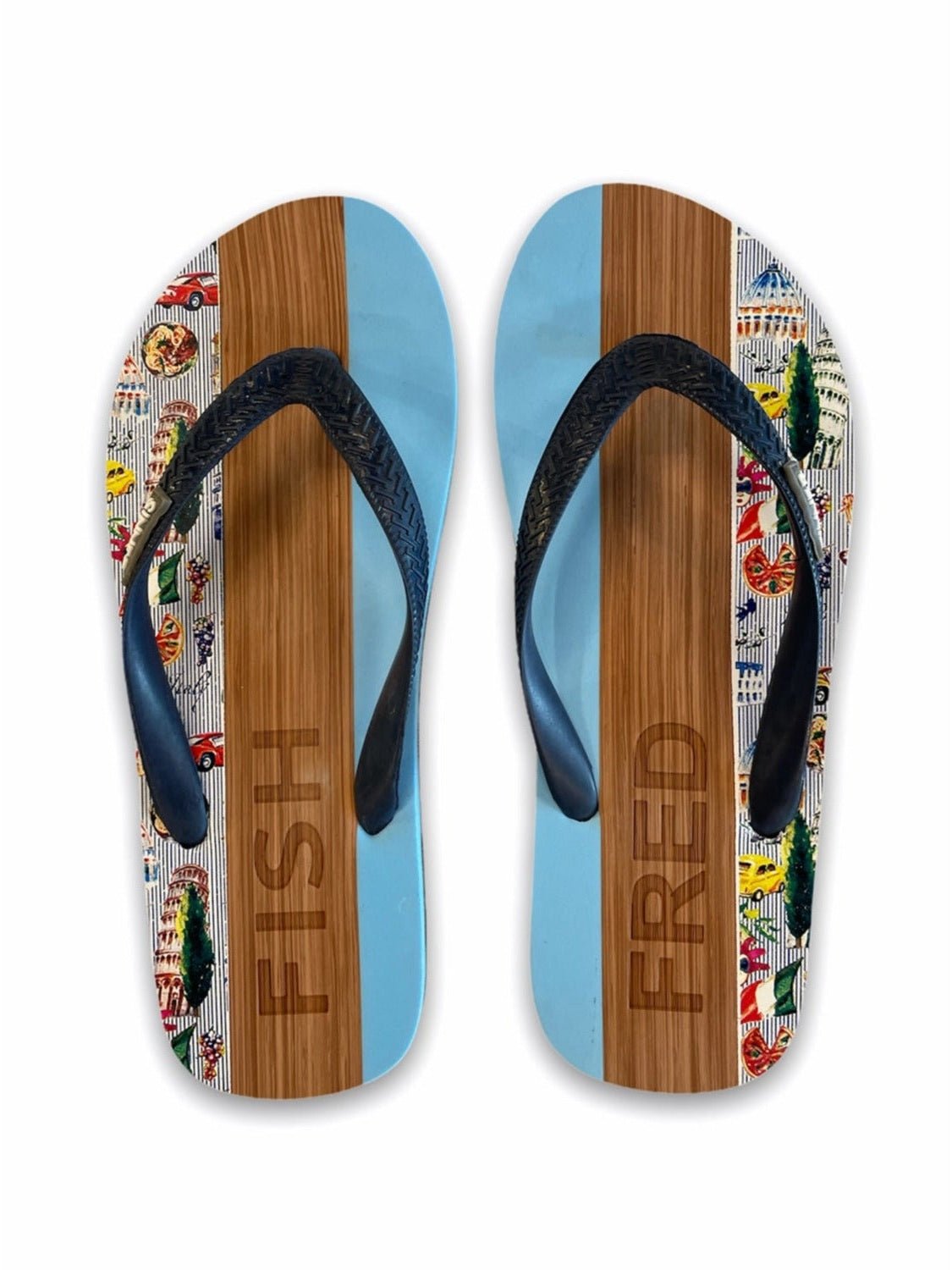 24.02.289 Flip Flop Italy blue - Castelijn mode