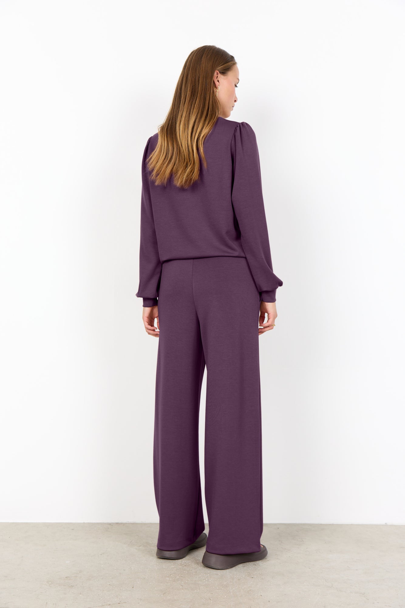 25924 SC - BANU 116 PANTS 5120 PERFECT PLUM - Castelijn mode