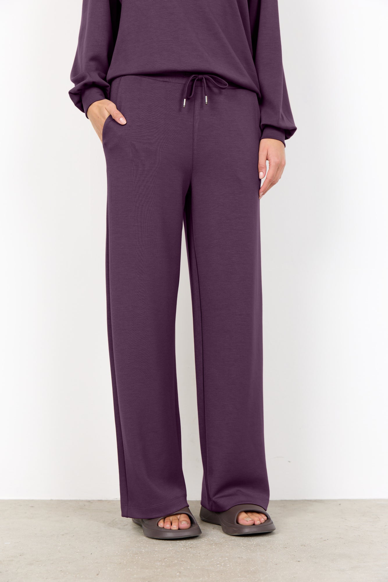 25924 SC - BANU 116 PANTS 5120 PERFECT PLUM - Castelijn mode