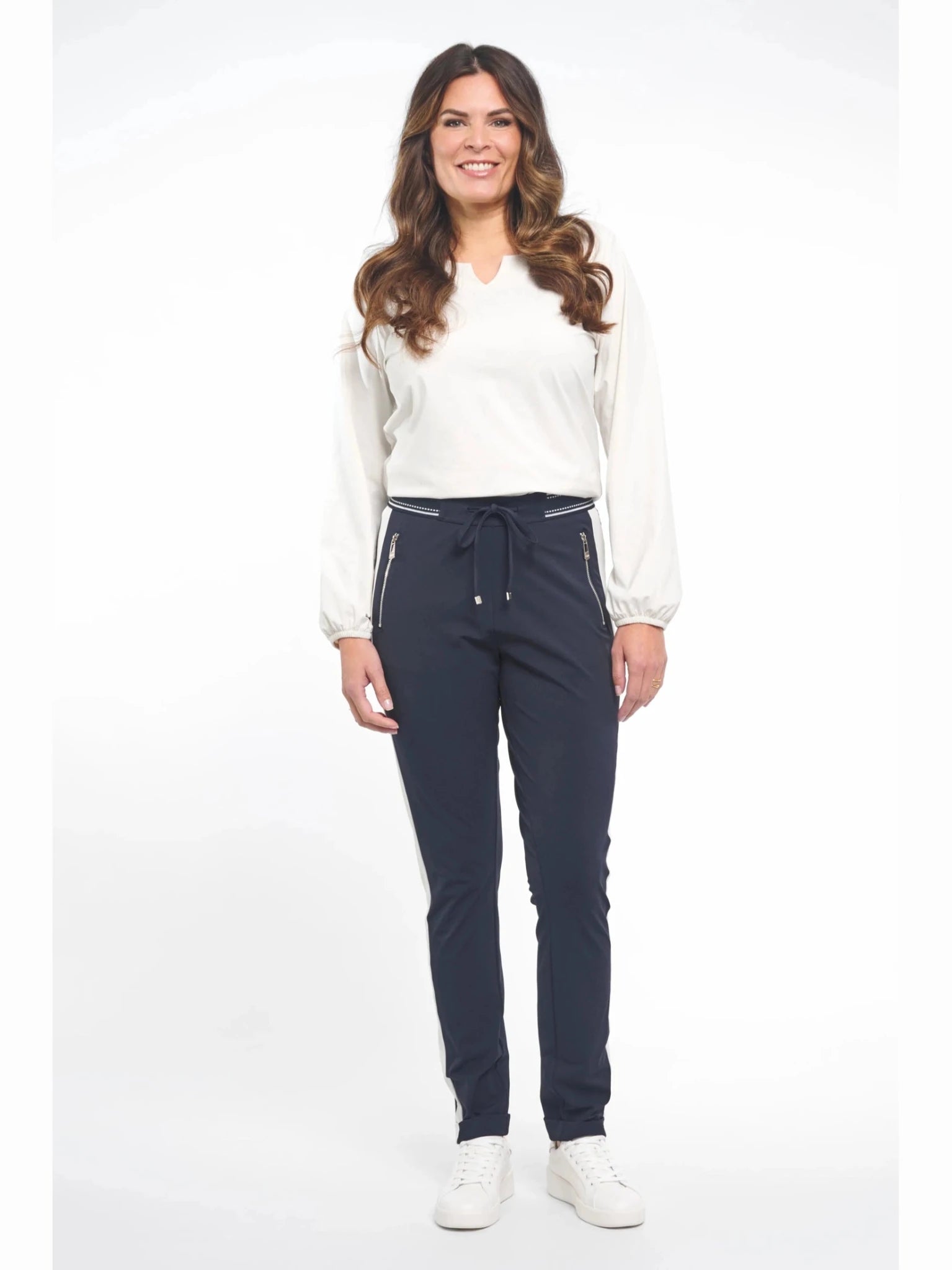 261Eve Travel Broek donkerblauw - Castelijn mode
