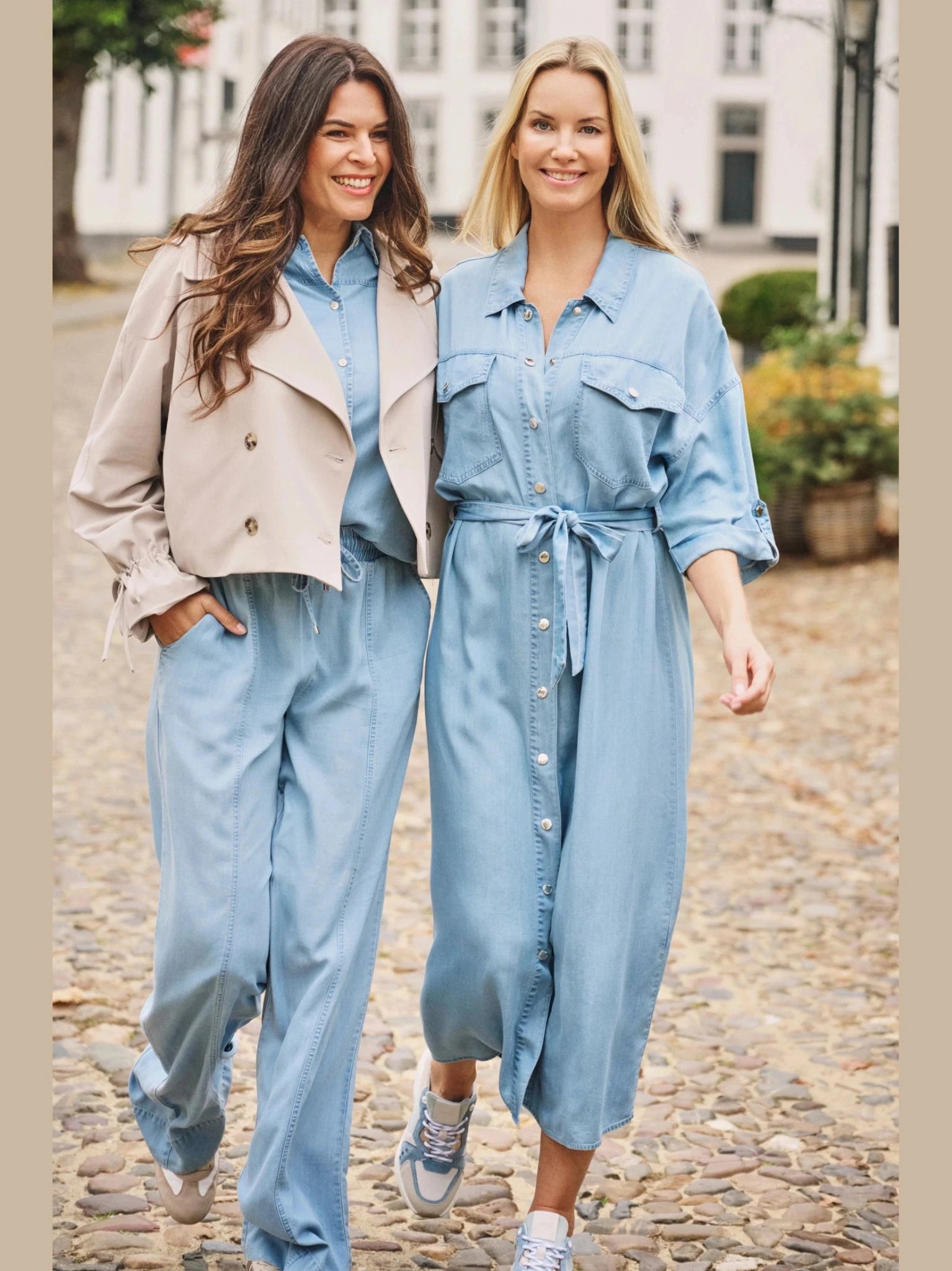 261Farah Broek Licht denim - Castelijn mode