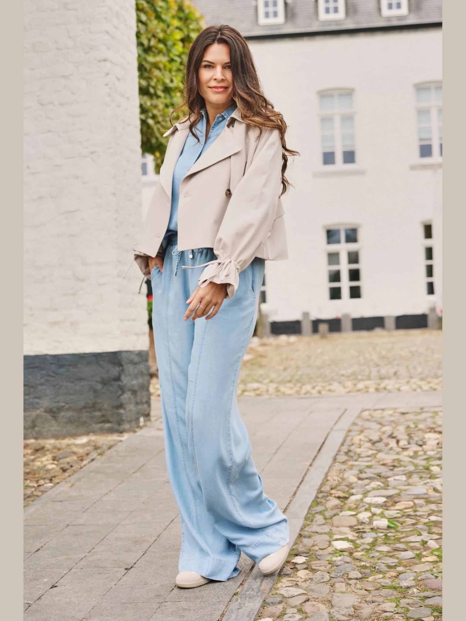 261Farah Broek Licht denim - Castelijn mode