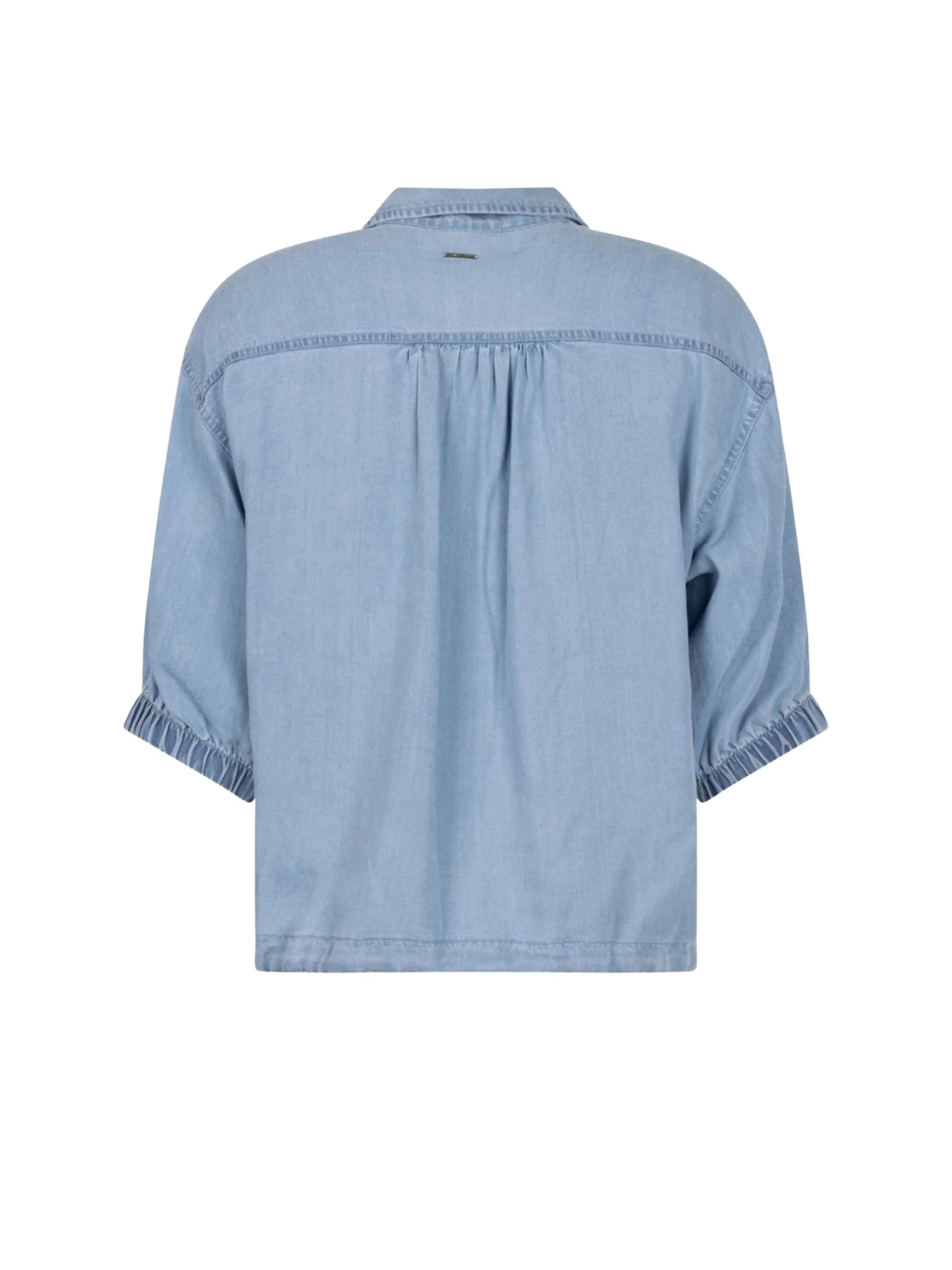 261Maaike Blouse Licht denim - Castelijn mode