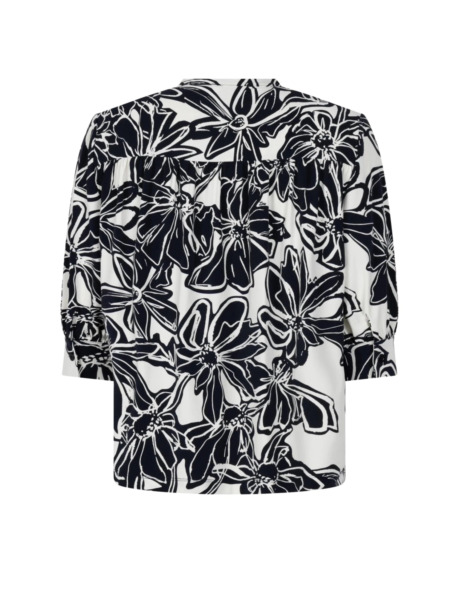 261Marloes Blouse donkerblauw - Castelijn mode