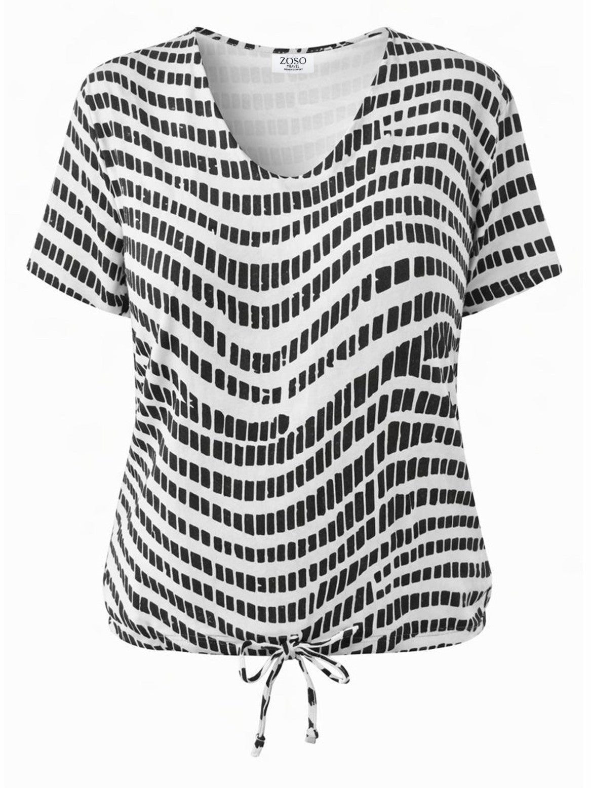 261Verona Blouse kit/donkerblauw - Castelijn mode