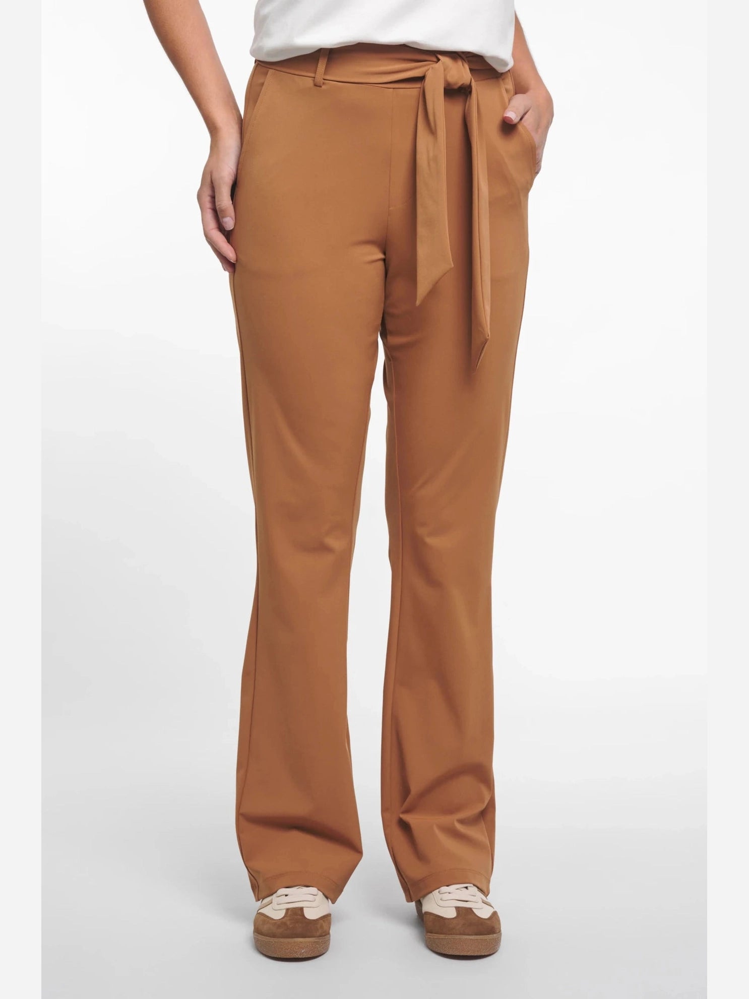 262Belle Broek Travel Summer Camel - Castelijn mode