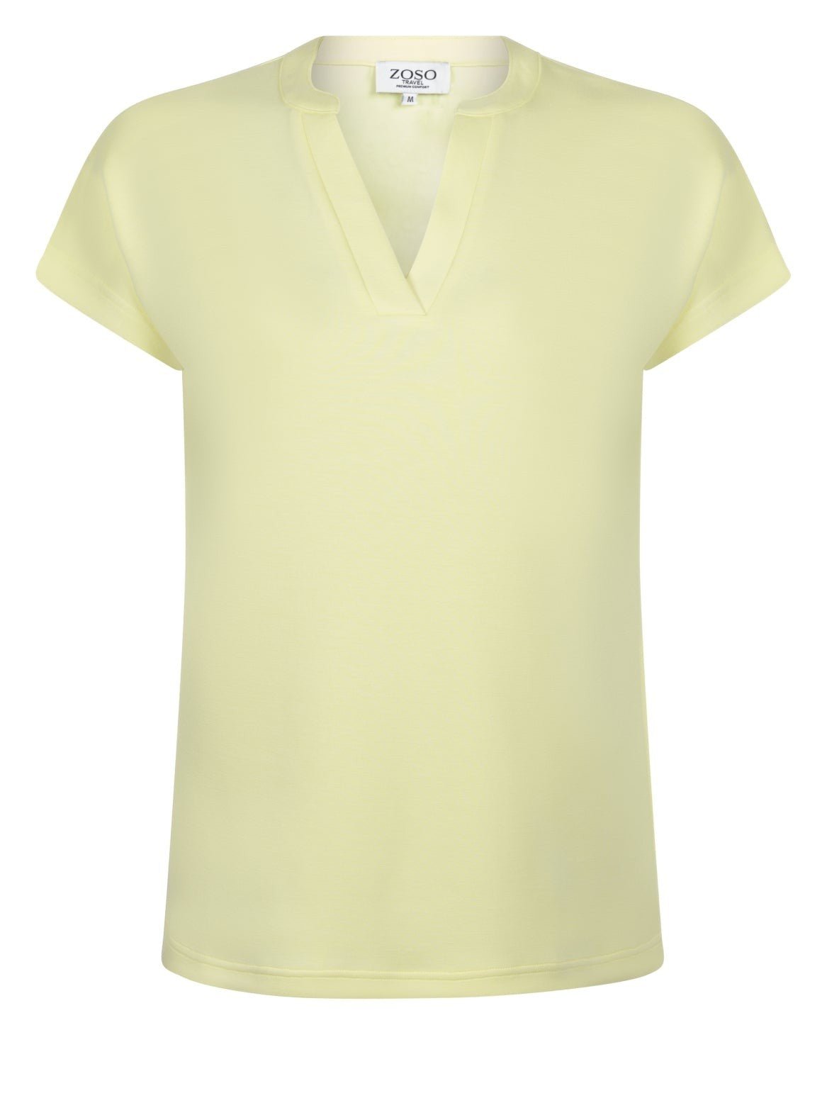 262Bianca Top Geel Stretch Comfort - Castelijn mode