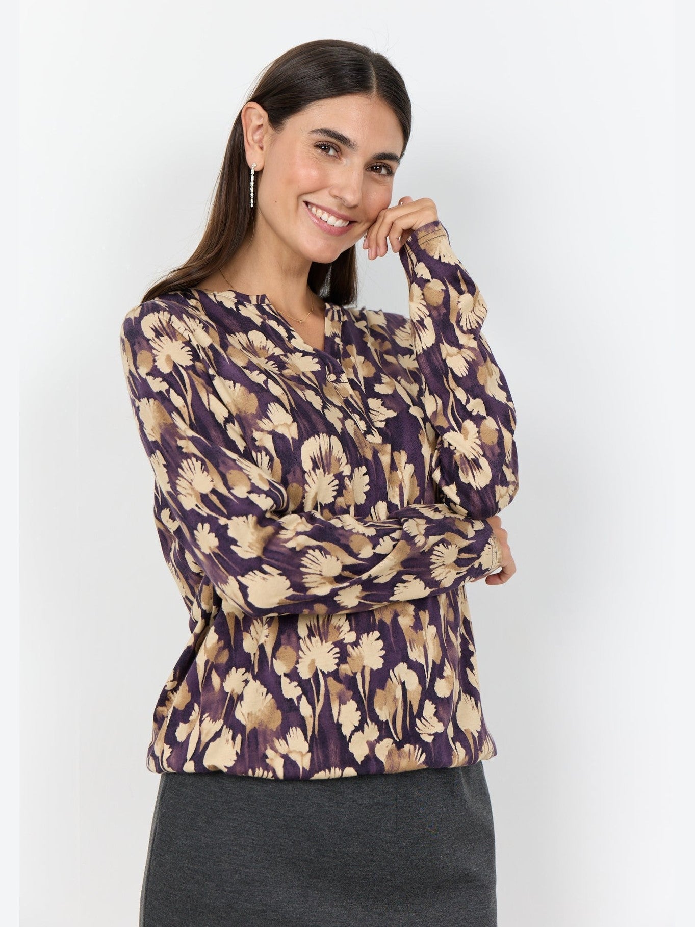 27318 - felicity - aop - 525 - 5120C Blouse - Castelijn mode