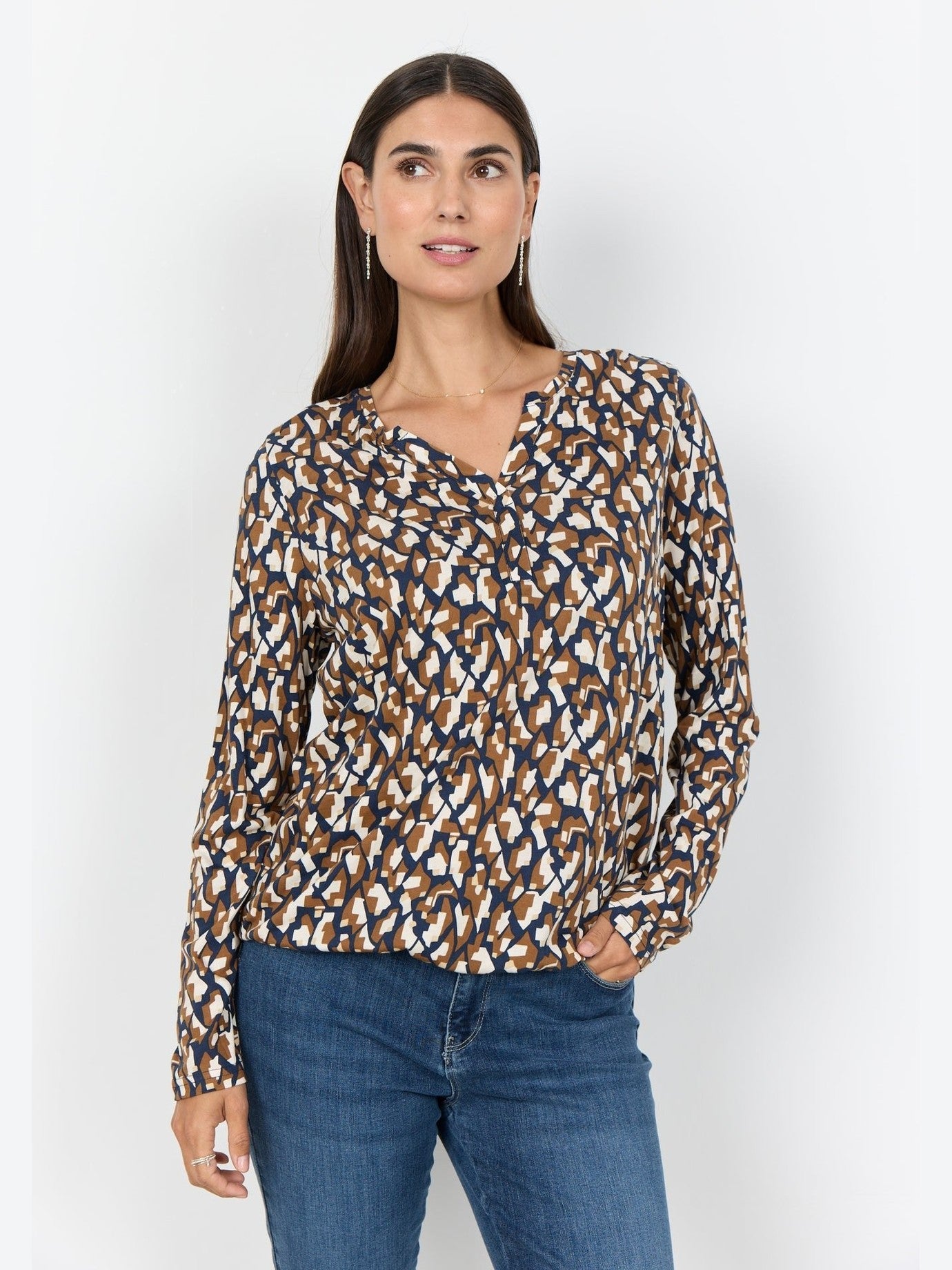27320 sc - felicity - aop - 527 - 6905C Blouse - Castelijn mode