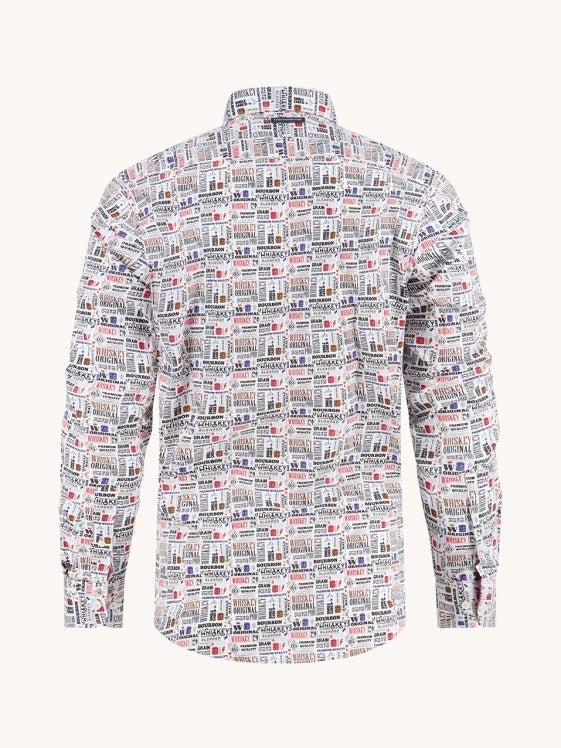 32.009 - 101 Shirt liquor text - Castelijn mode